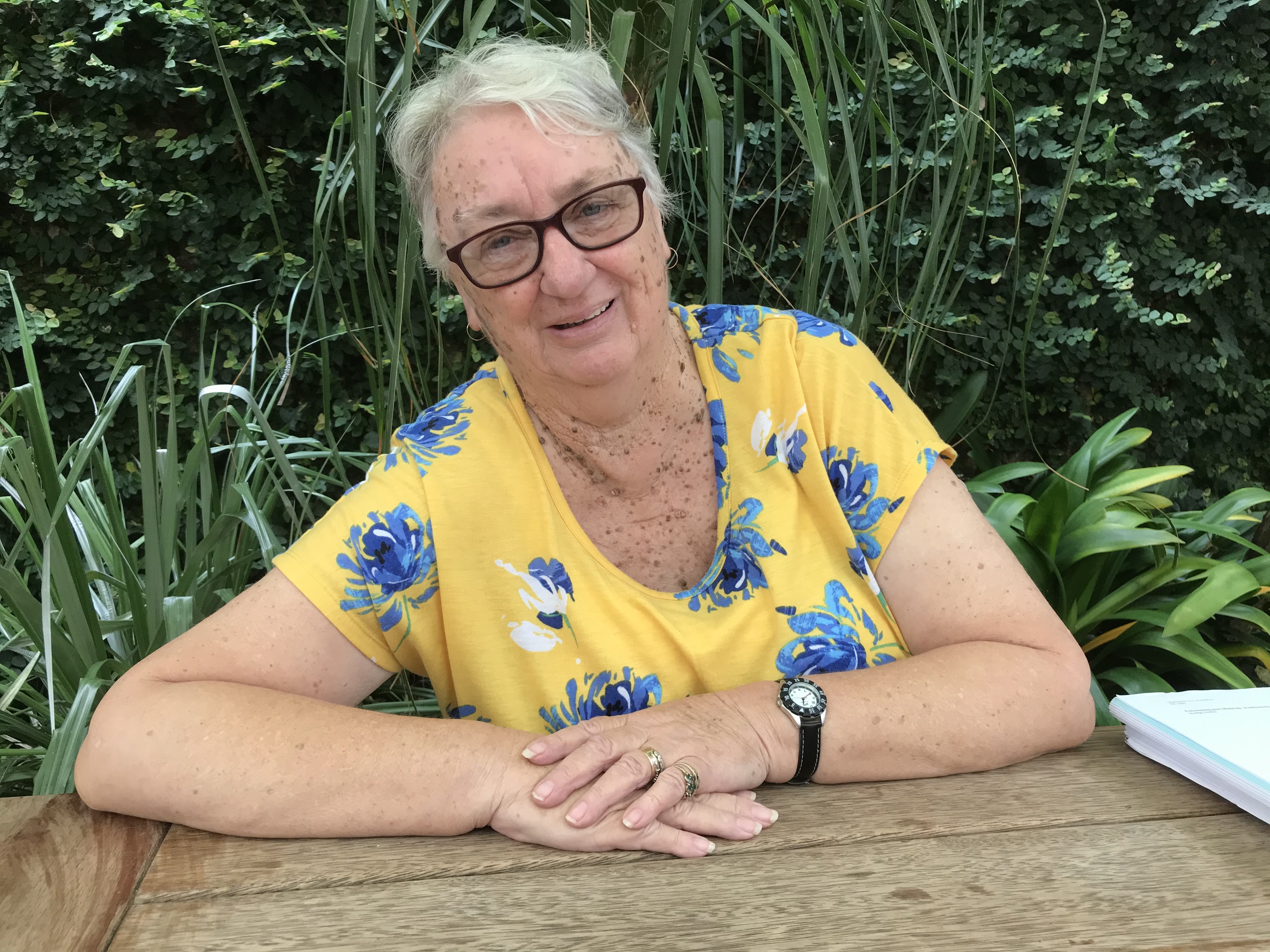 Longtime Kaipara council watcher Dot Gorrie. Photo / Susan Botting