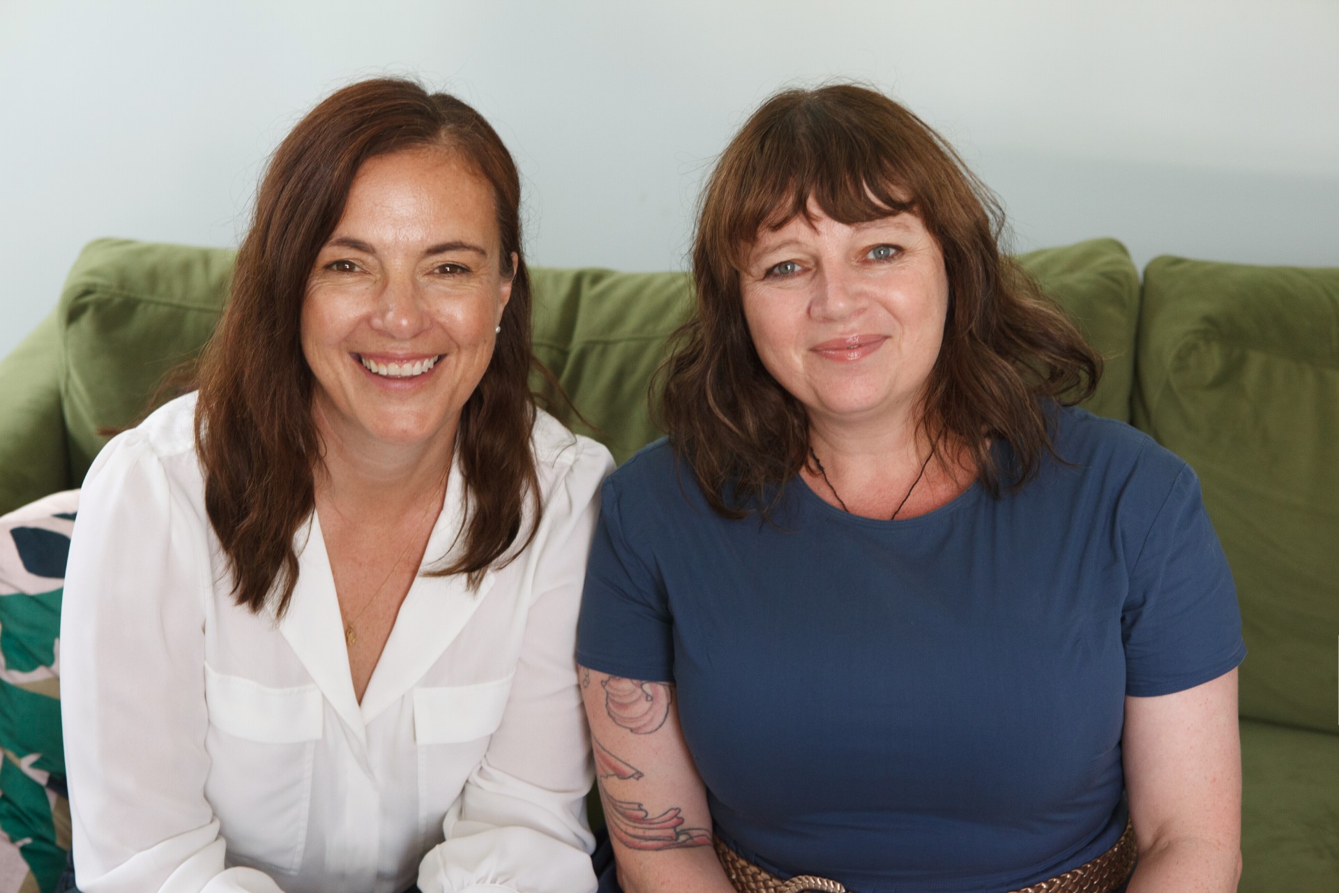 Rei Kōtuku CEO and paediatric palliative care specialist Dr Amanda Evans (right) and paediatric palliative care clinical nurse specialist Mary Bond. Photo / Peta Mazey