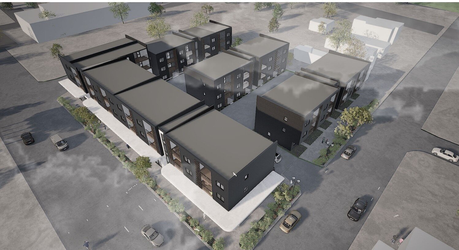  Plans for apartments on Great North Rd beside the new $73 million New World Pt Chevalier. Photo / Auckland Council consent documents