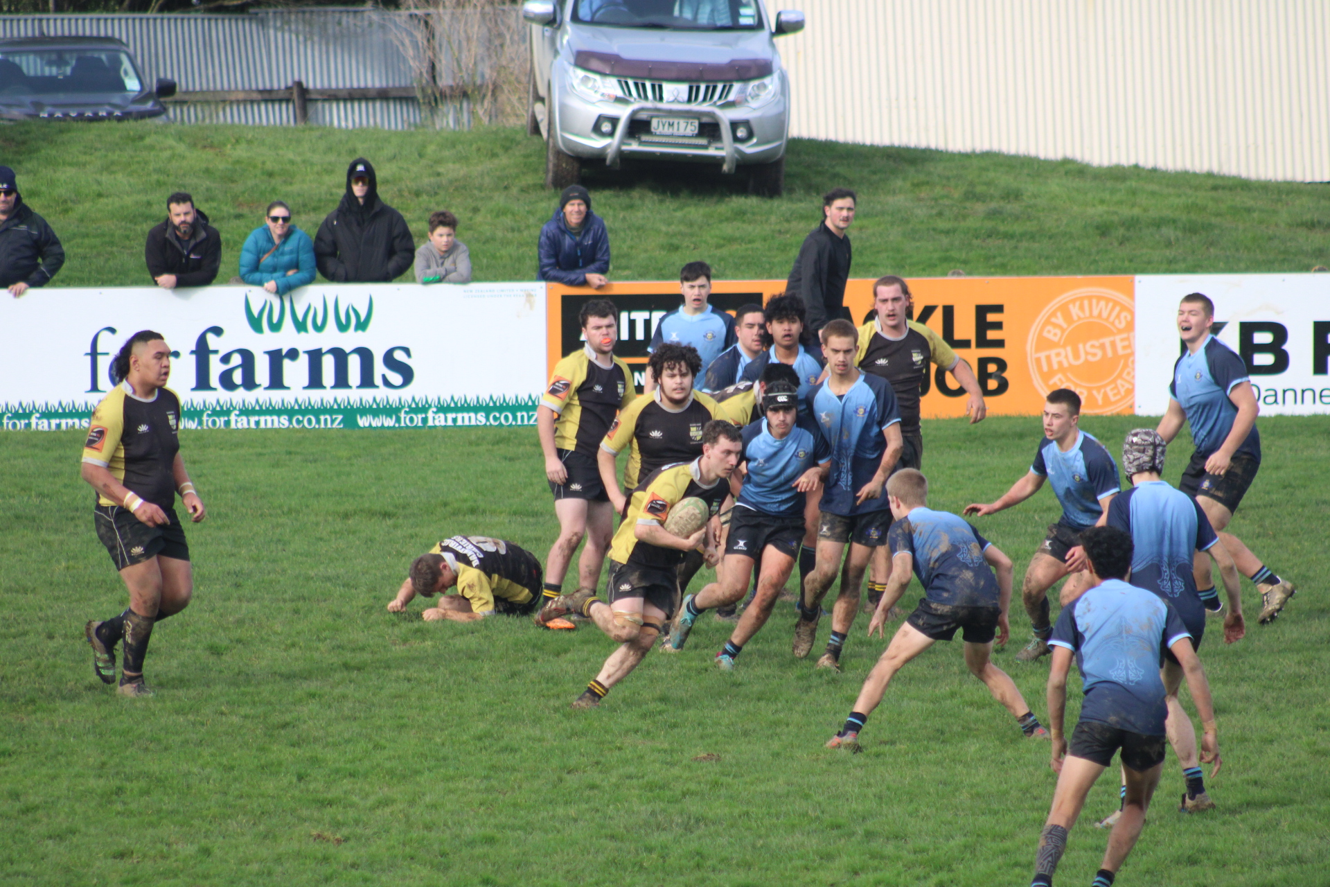 Dannevirke teens battle it out in friendly fixture on rugby field - NZ  Herald