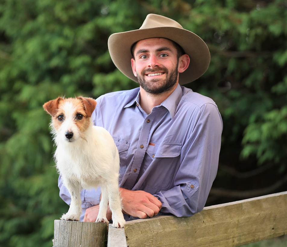 Tararua sheep and beef farmer James Robbie.