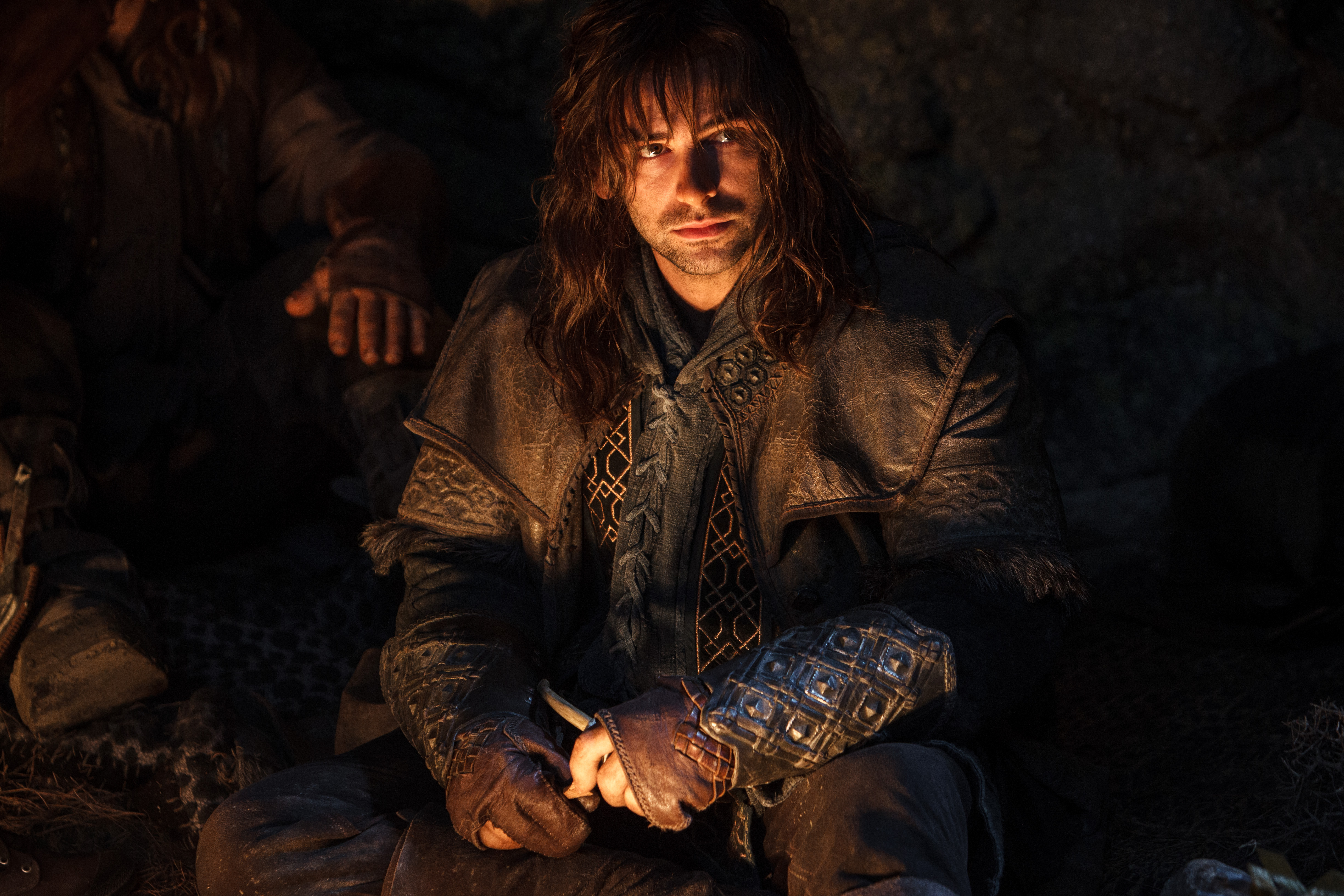 Aidan Turner as Kili Dwarf in The Hobbit movies.