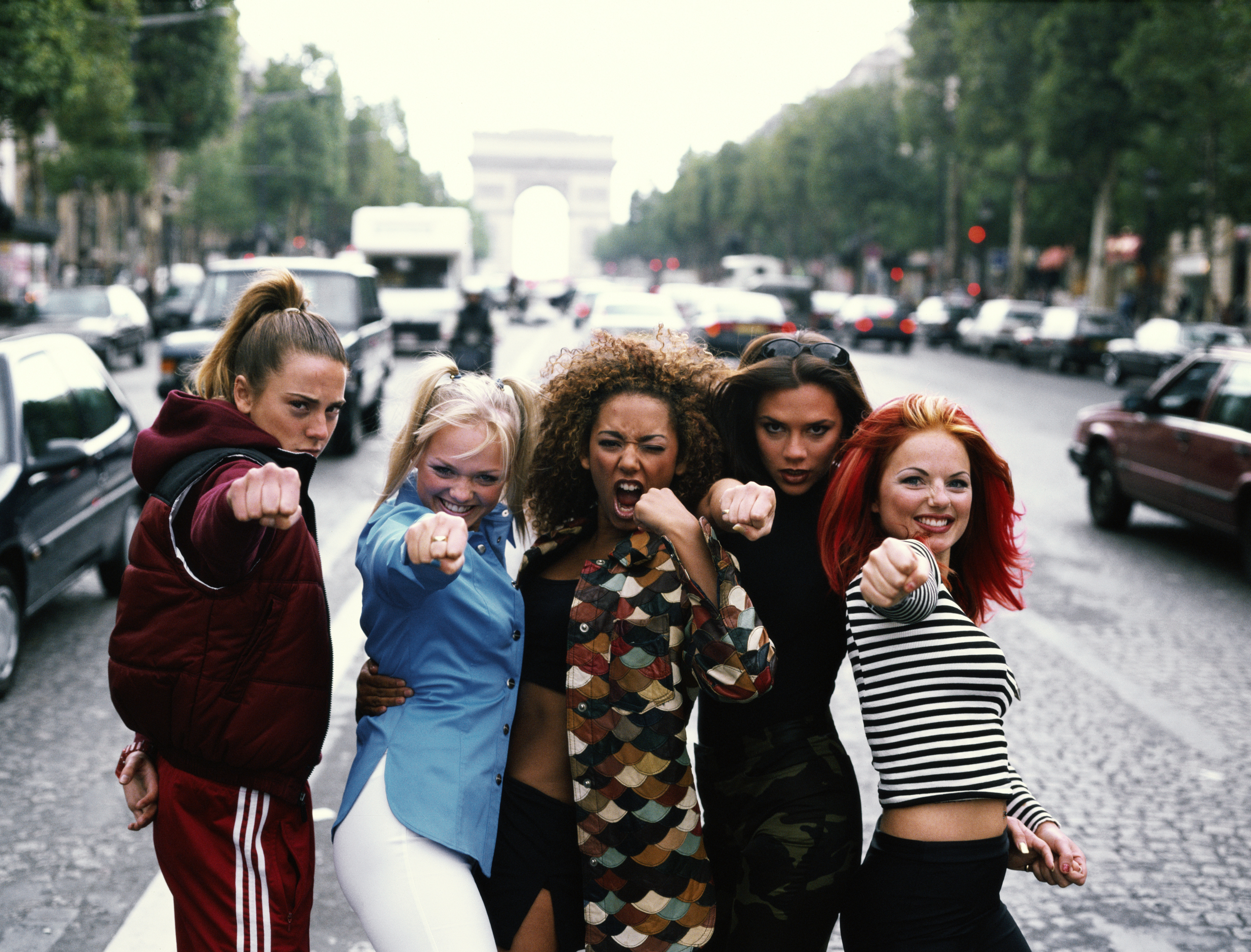 English pop group The Spice Girls, Paris, September 1996. Photo / Getty