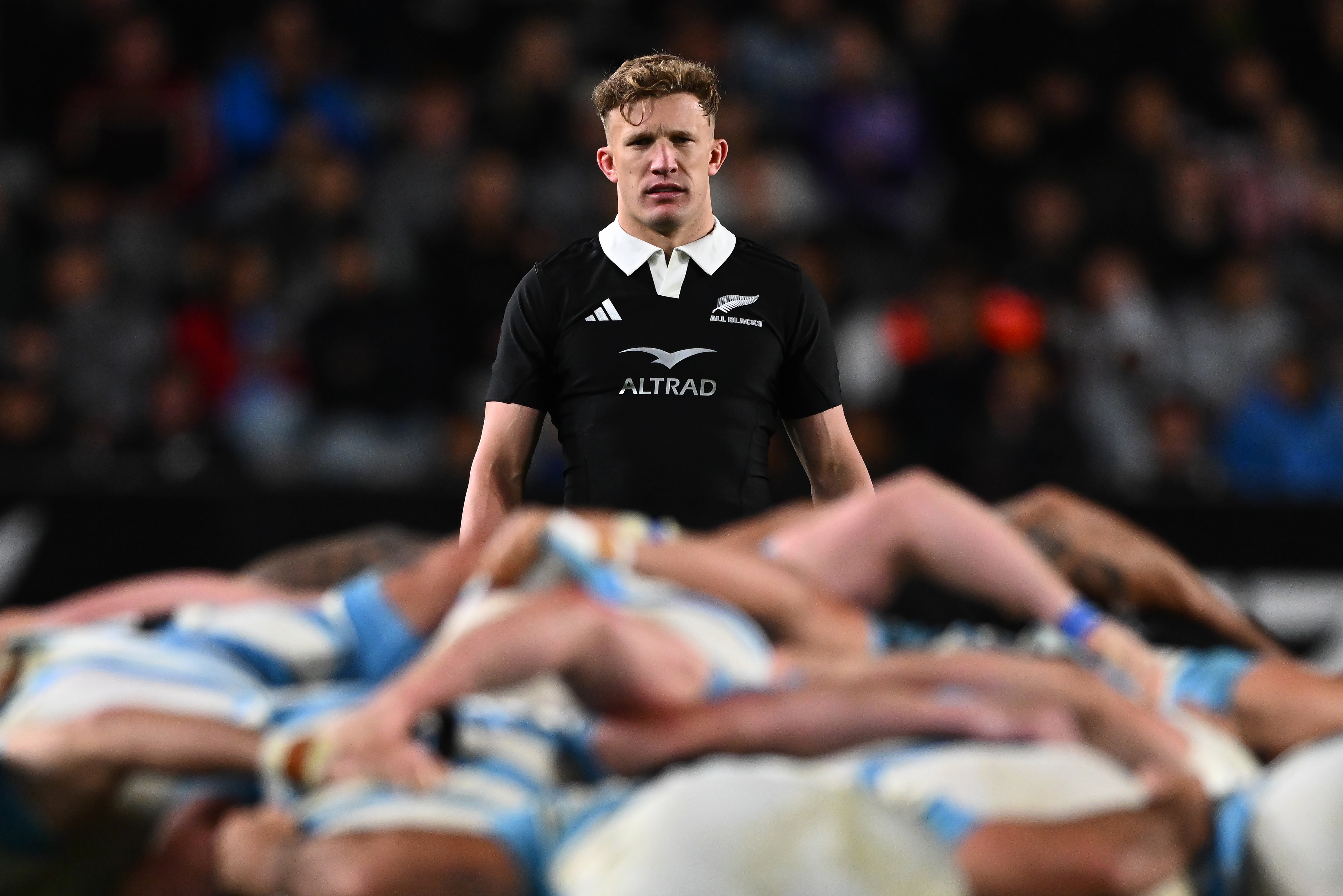 Damian McKenzie is not yet an international level first-five, says former All Black Carlos Spencer. Photo / Photosport