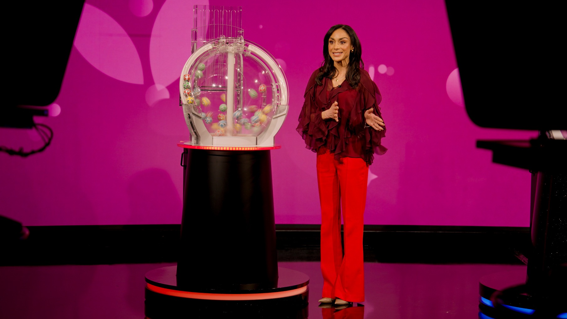 Lotto host Sonia Gray. Photo / Annaleise Shortland