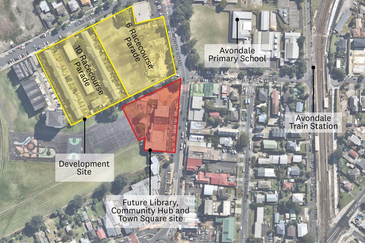 Land involved in the deal marked on this map. Photo / supplied
