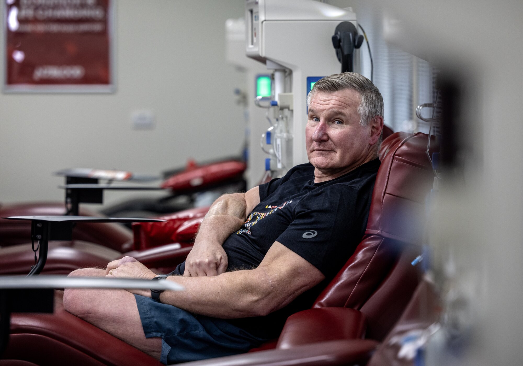 Ian Winson is a regular plasma donor. Photo / Mike Scott