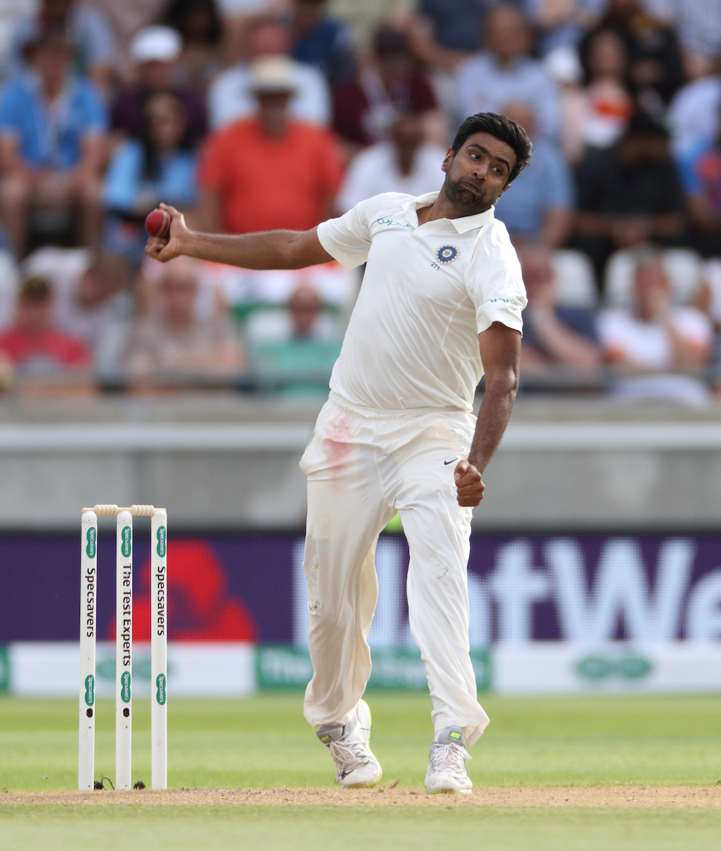 Ravi Ashwin...left numb. Photo/Photosport