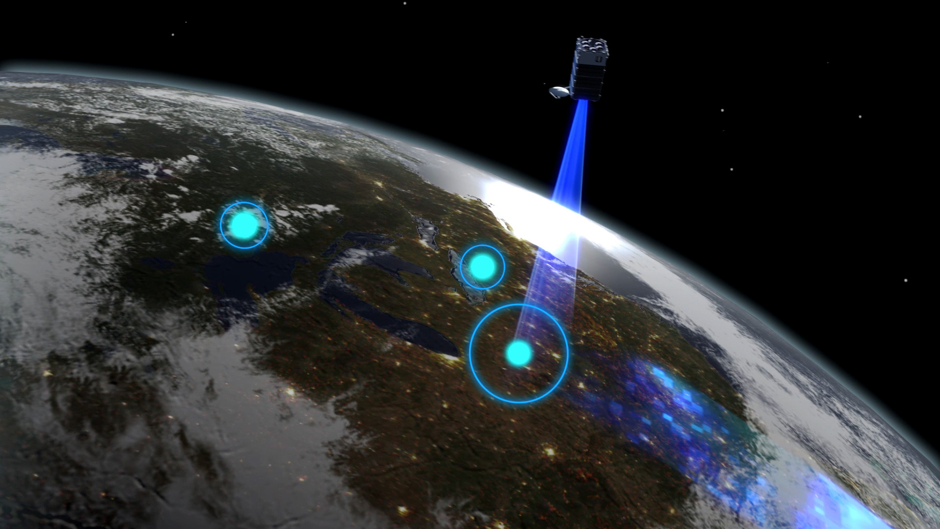 An artist's rendering of the MethaneSAT satellite.