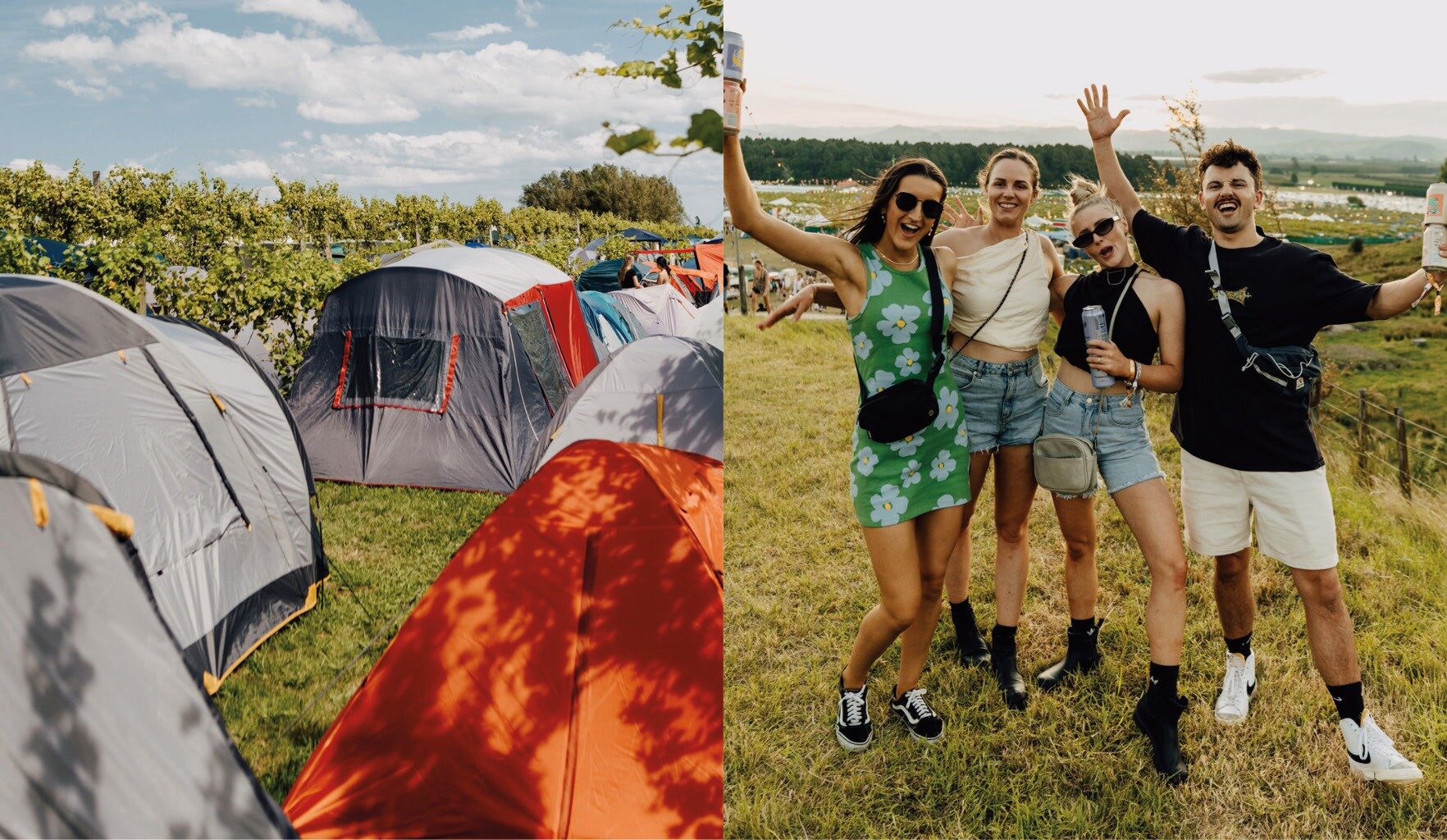 Rhythm and Vines has five campgrounds at separate locations at the Waiohika Estate event site.