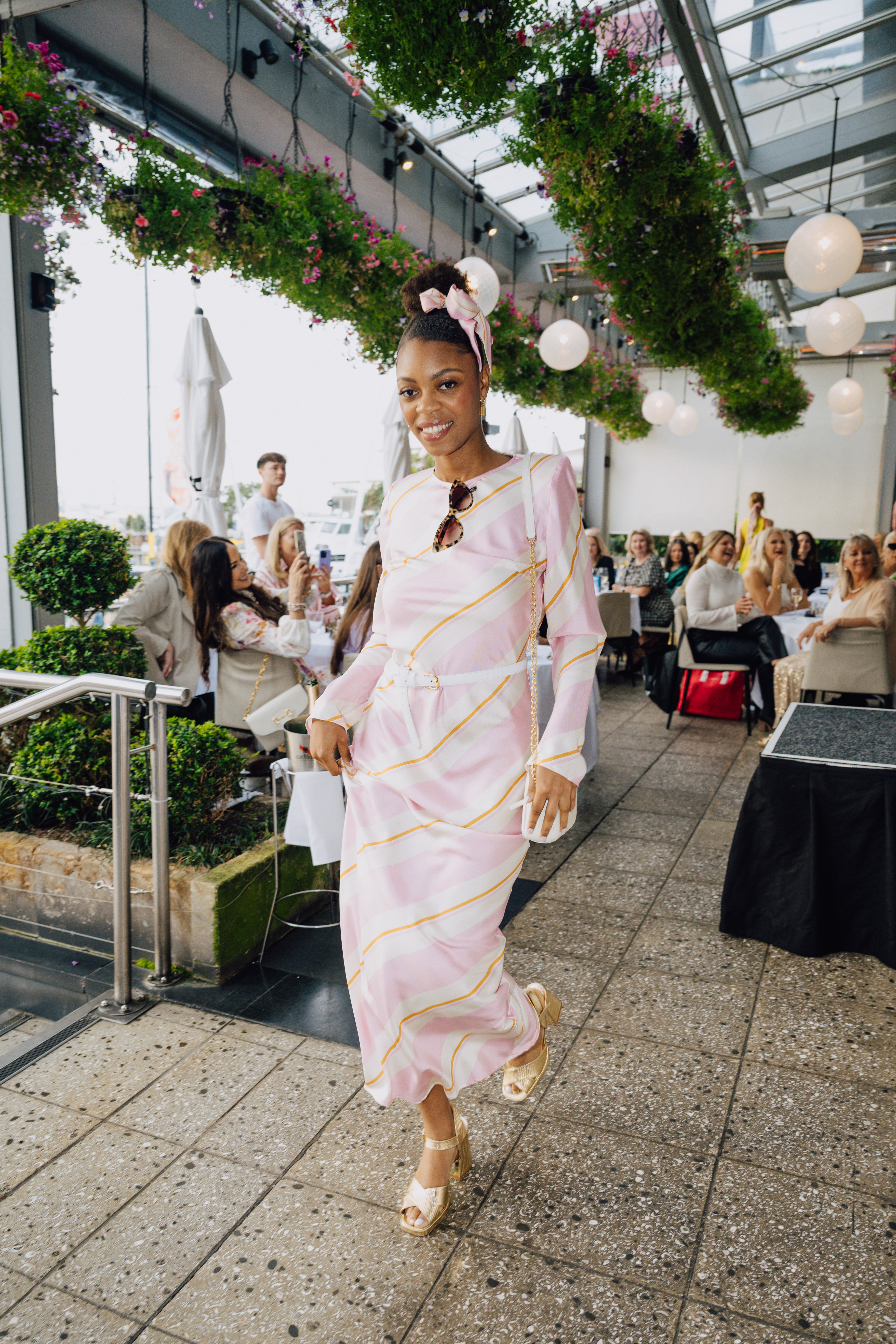 Model Pelagia Mudzingwa at Kathryn Wilson's Sole to Soul event. Photo / Radlab