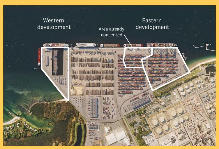 The planned expansion at Northport. Photo / Northport