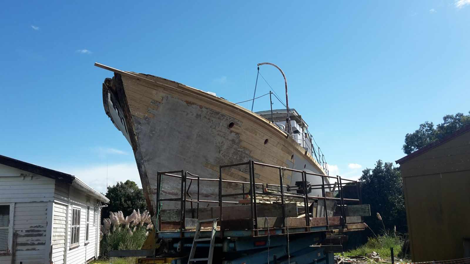 The HMDL Kuparu back in 2016 pre-restoration.