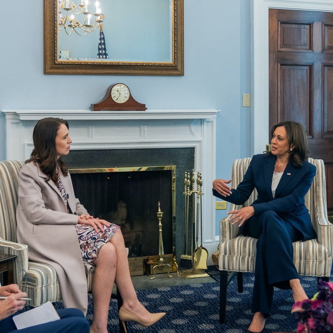 Prime Minister Jacinda Ardern and Vice-President Kamala Harris in 2022. Photo / Facebook