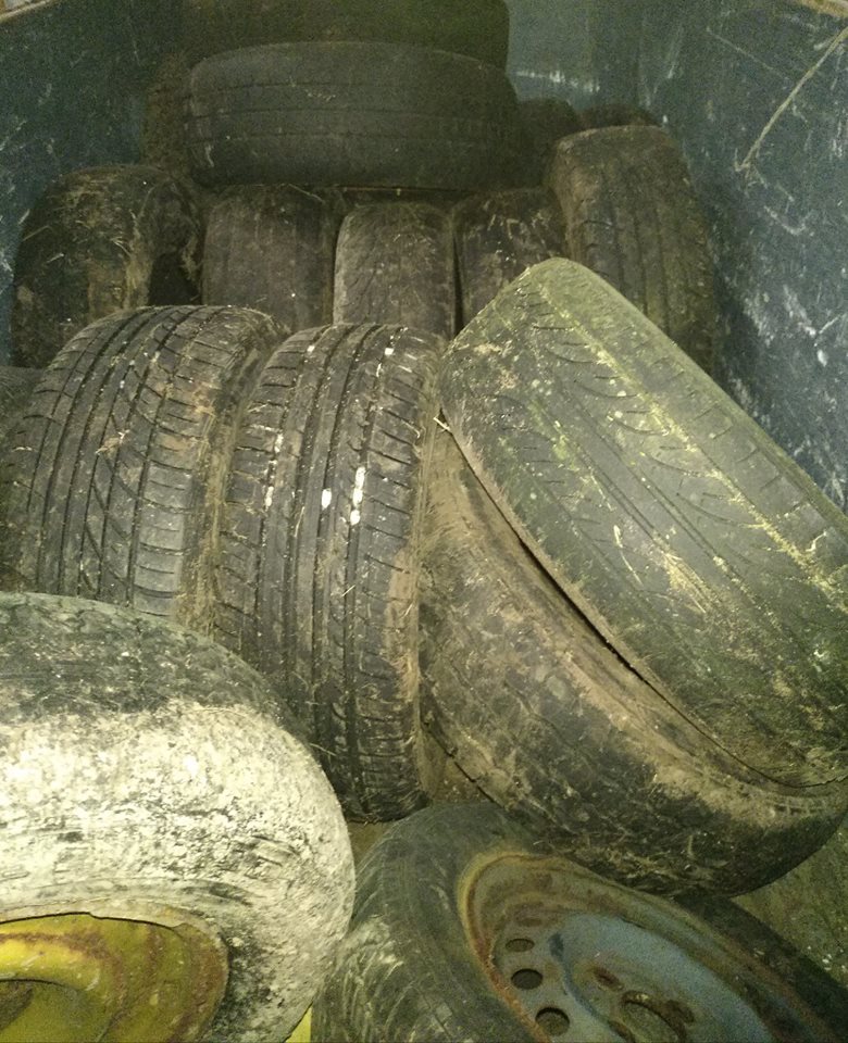 Old tyres were at the property, creating a potential fire hazard. Photo / File
