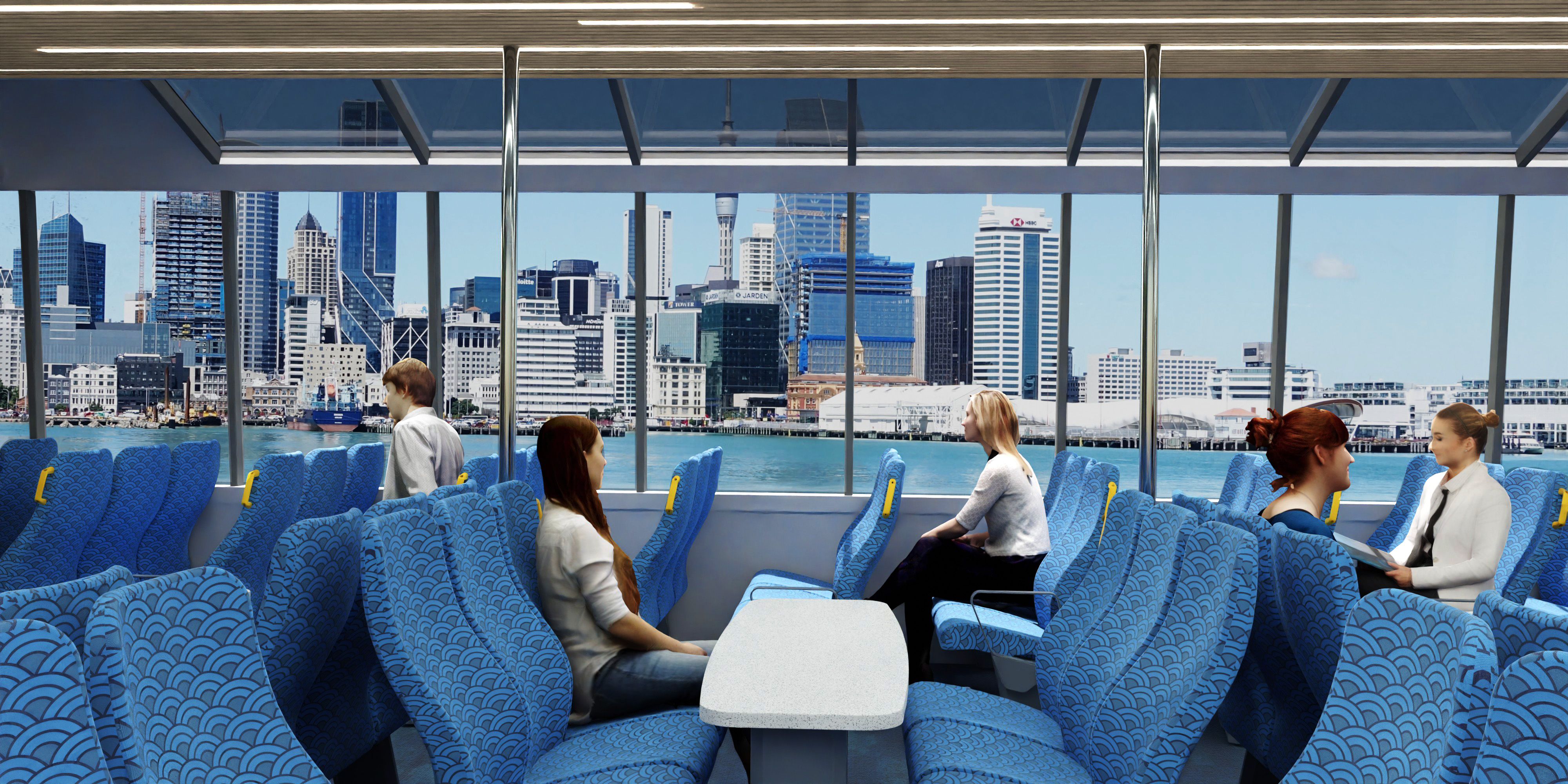 A render of what it will look like inside one of the two 