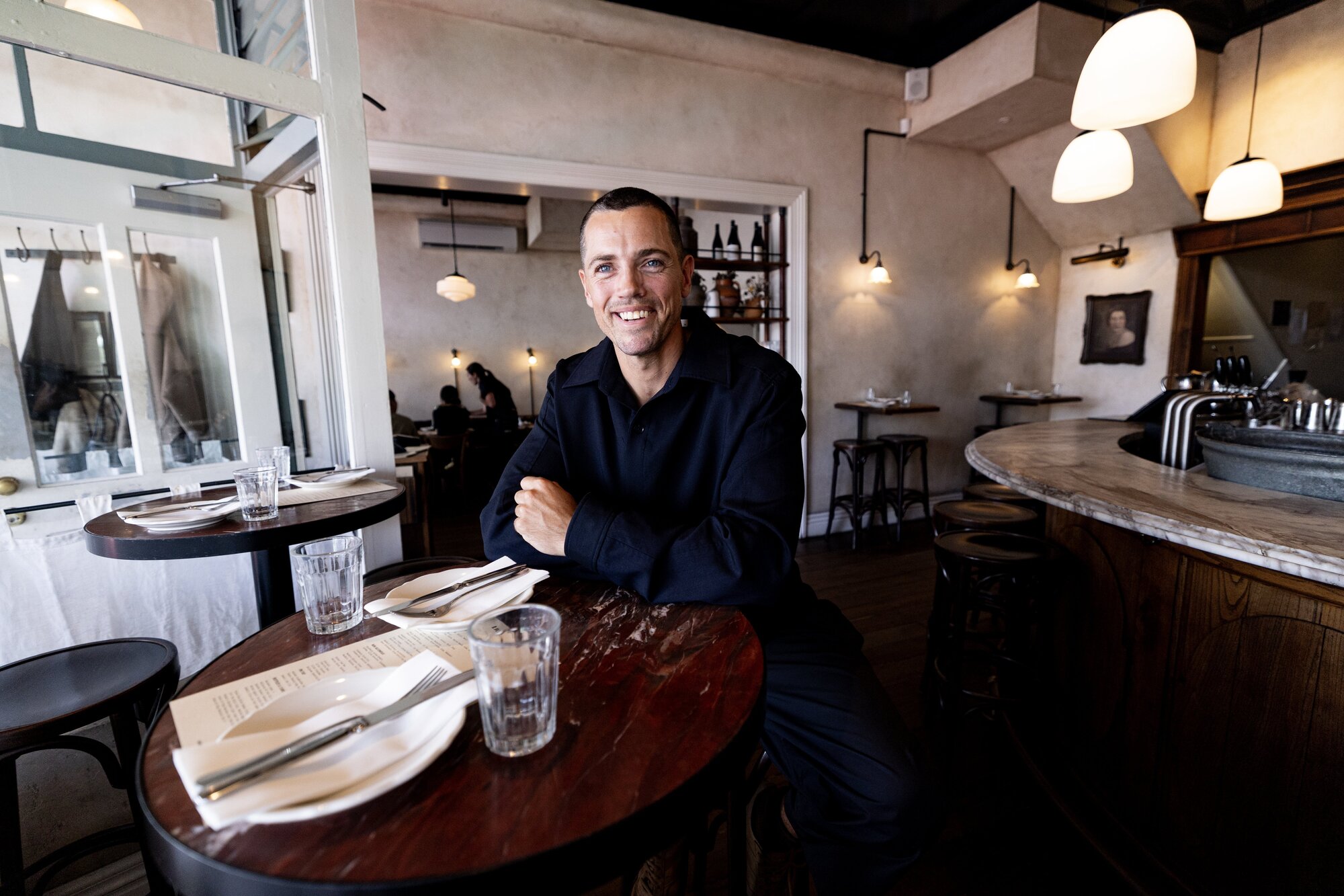 Hugo Baird, at Grey Lynn restaurant Lilian, which he opened with business partners and friends in 2016. Photo / Dean Purcell