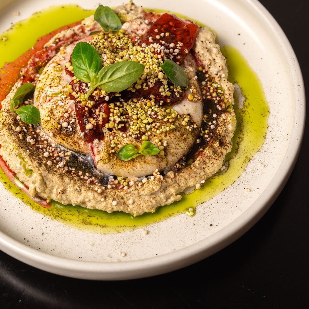 The burrata with tamarillo and fennel. Photo / Supplied