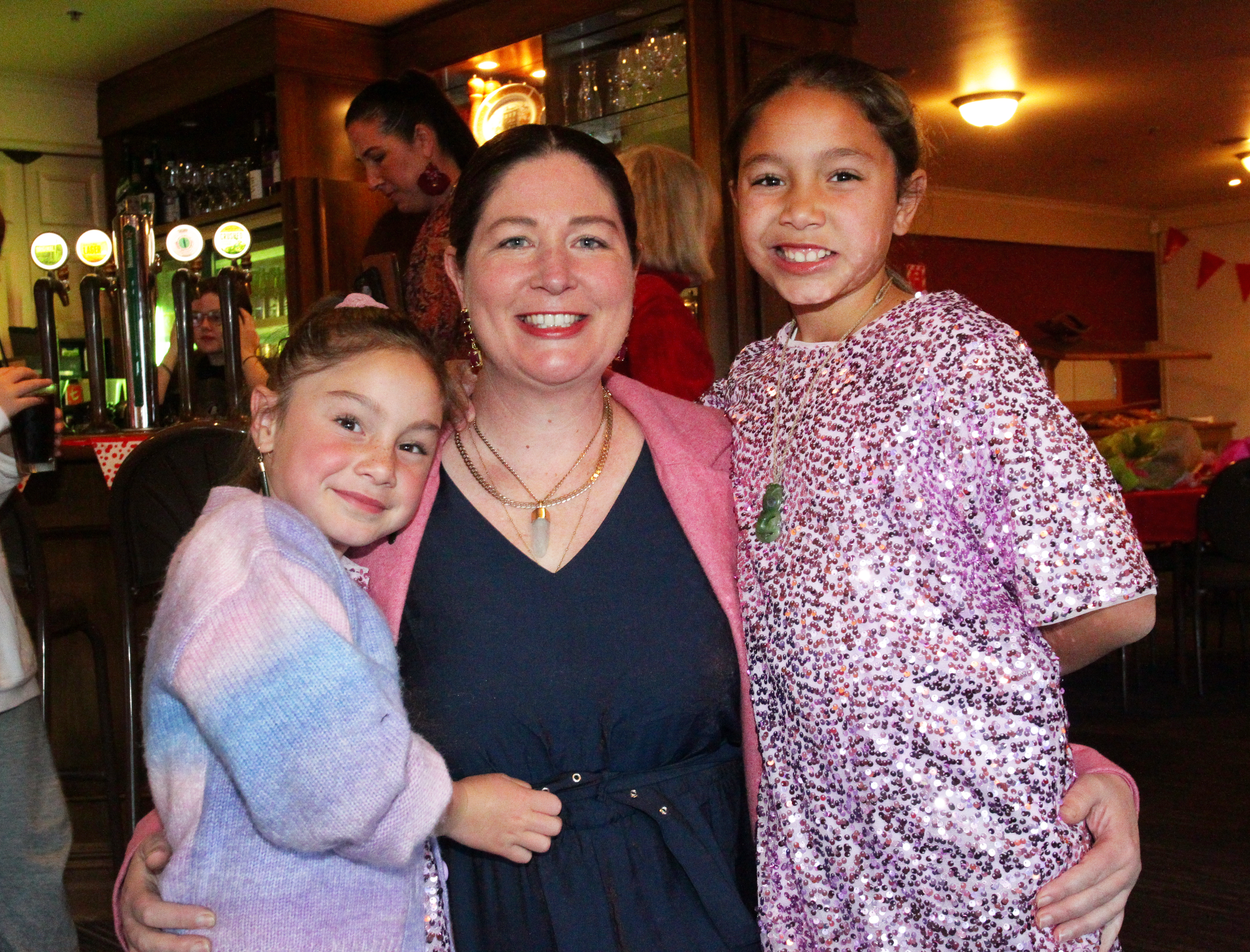 Willow Jean Prime with her children Heeni, who was 7 months old when her mum entered Parliament, and Hihana.