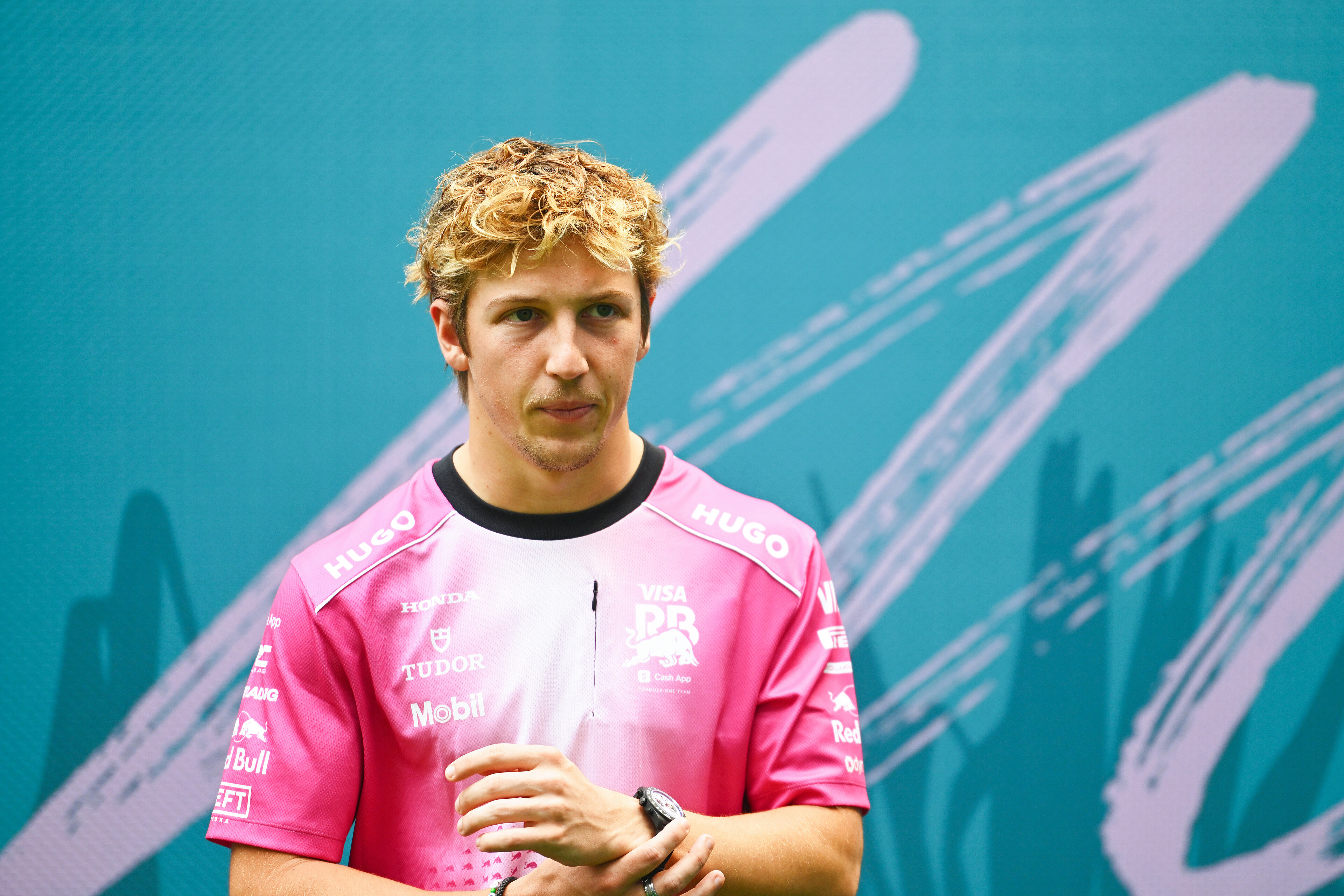 Liam Lawson at the Miami Grand Prix. Photo / Red Bull