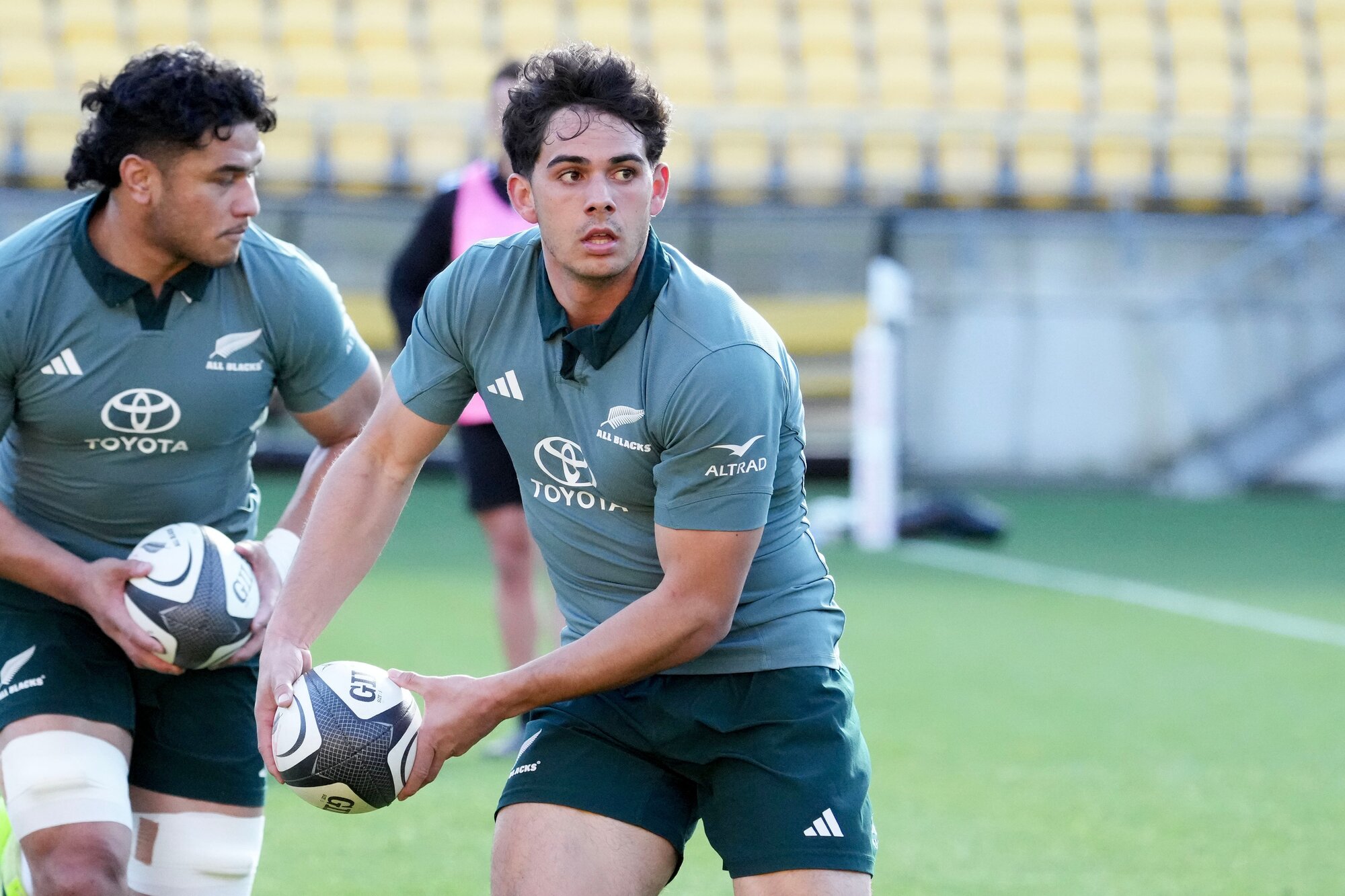 Noah Hotham will start for the All Blacks in the No 9 jersey in Wellington. Photo / Photosport