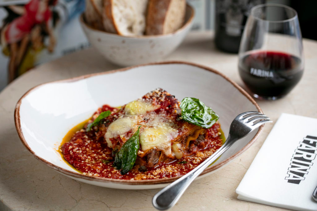 Farina's lasagna. Photo / Babiche Martens