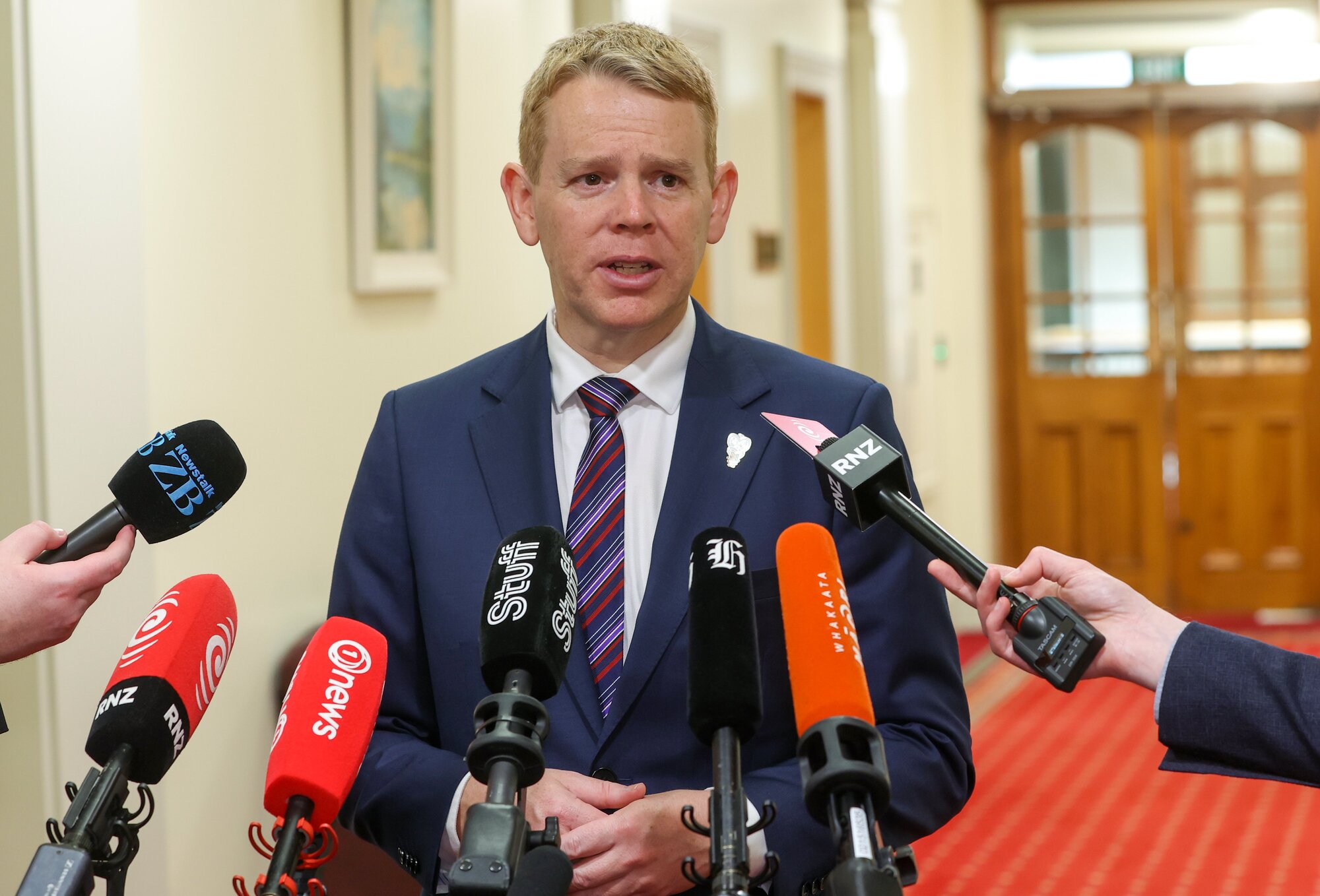 Labour leader Chris Hipkins is expected to reveal the party's tax policy in the coming weeks. Photo / Mark Mitchell