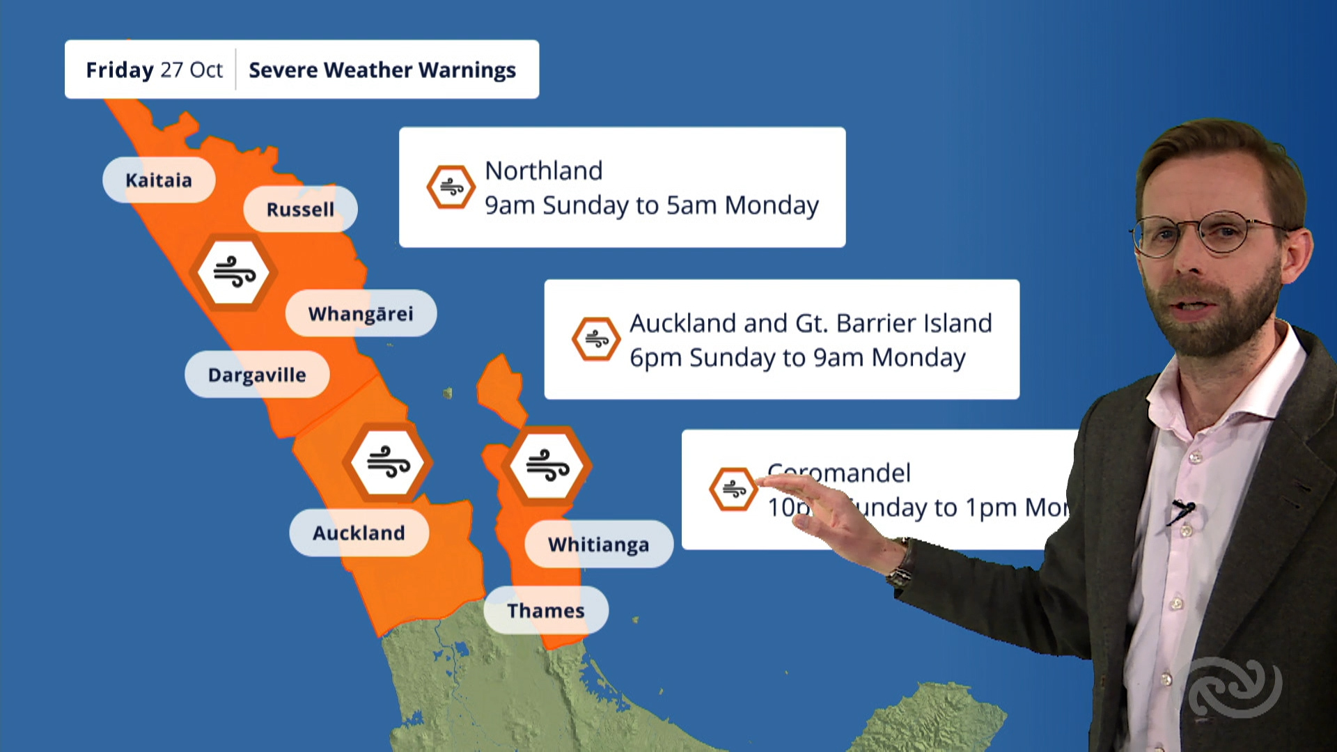 MetService Severe Weather October 28th 30th NZ Herald