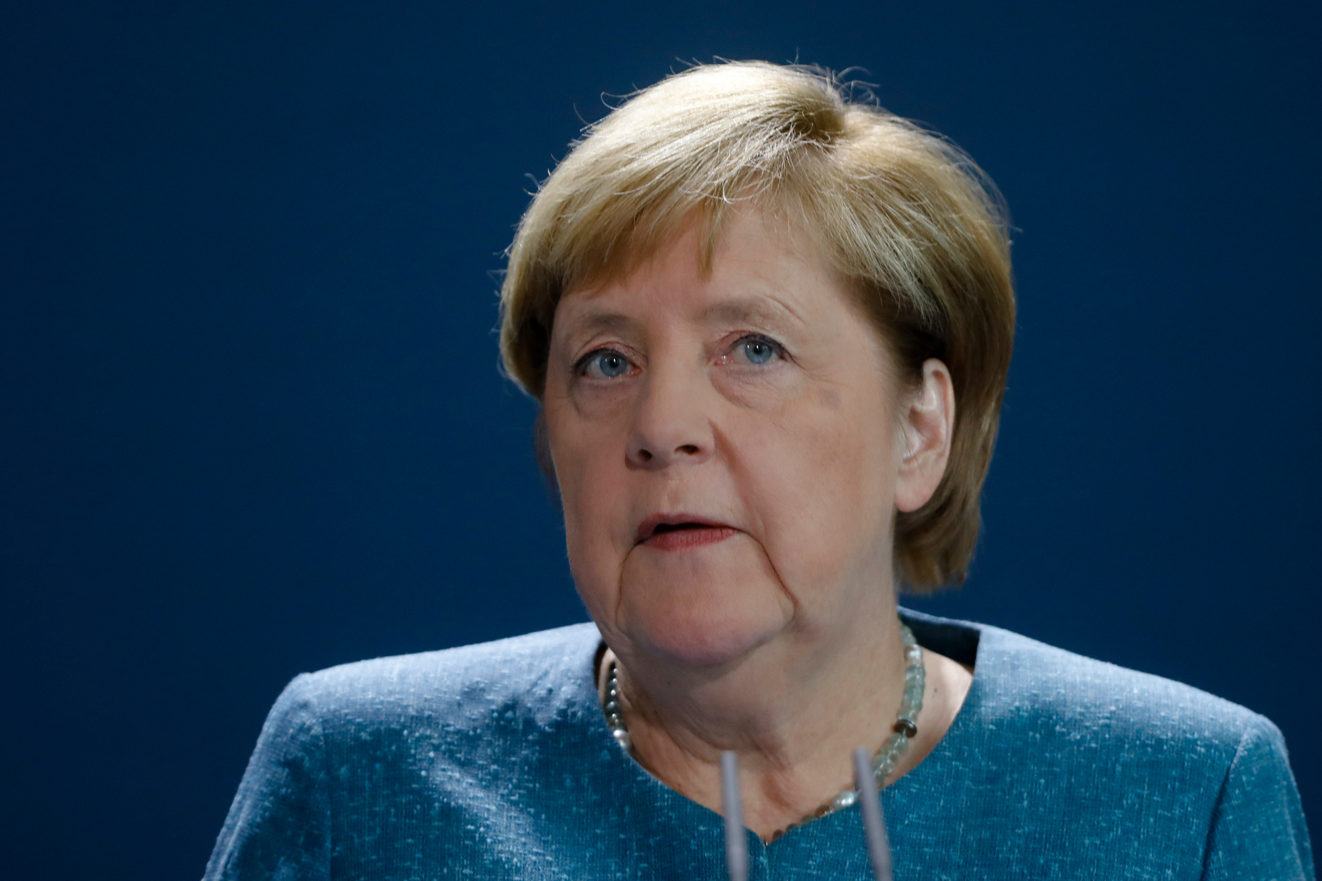 German Chancellor Angela Merkel has condemned the poisoning of Alexei Navalny and called for answers from Russia. Photo / AP