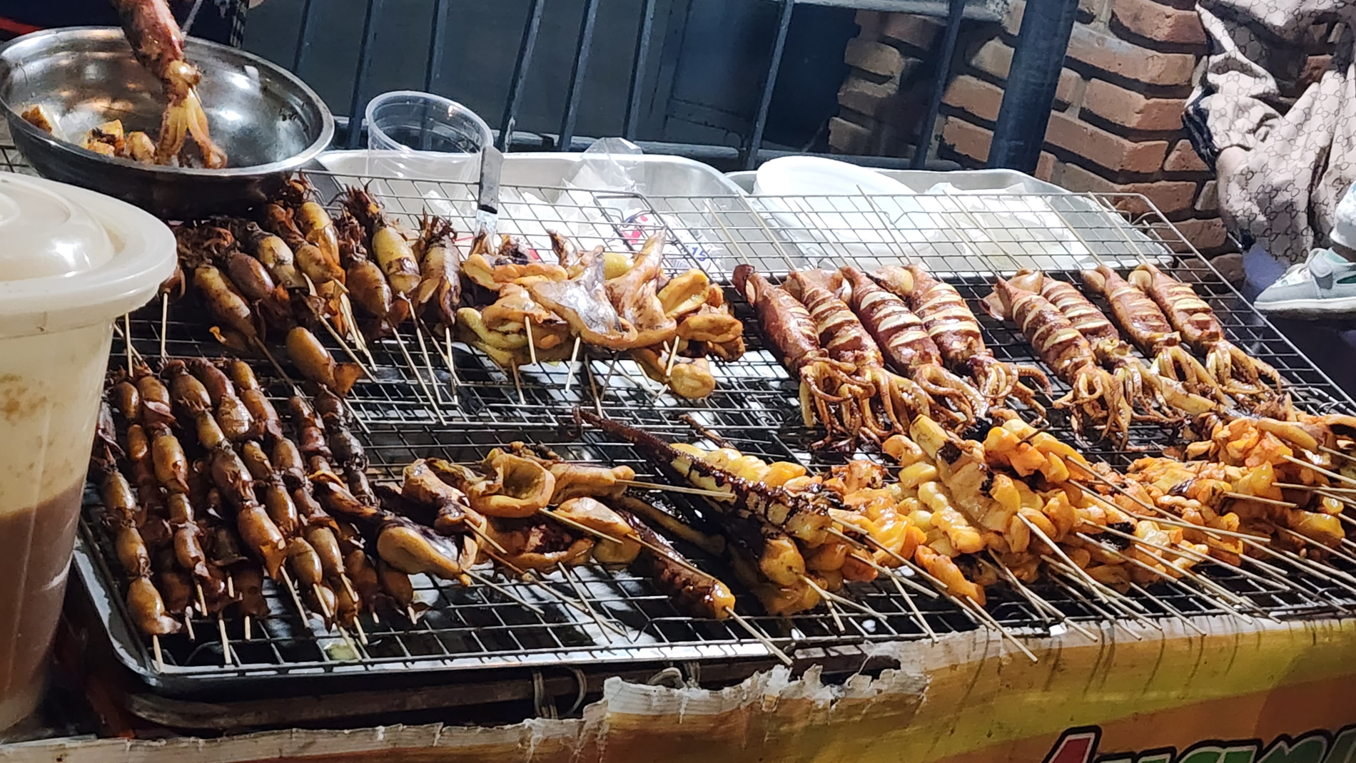 Southeast Asia's infamous skewers. Photo / Chris Stead