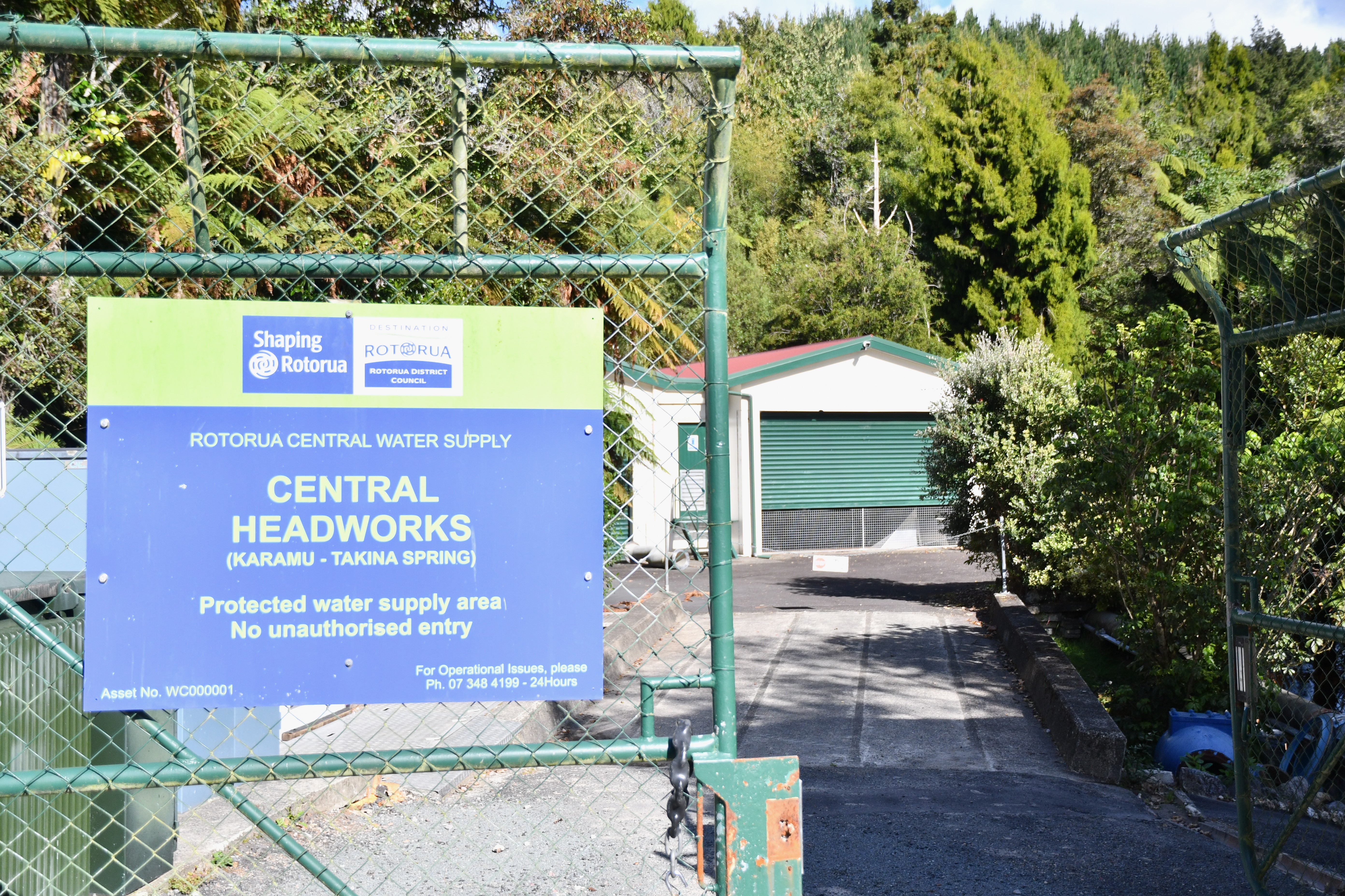 The Karamu Takina springs and water treatment site serves the central Rotorua area. Photo / Laura Smith