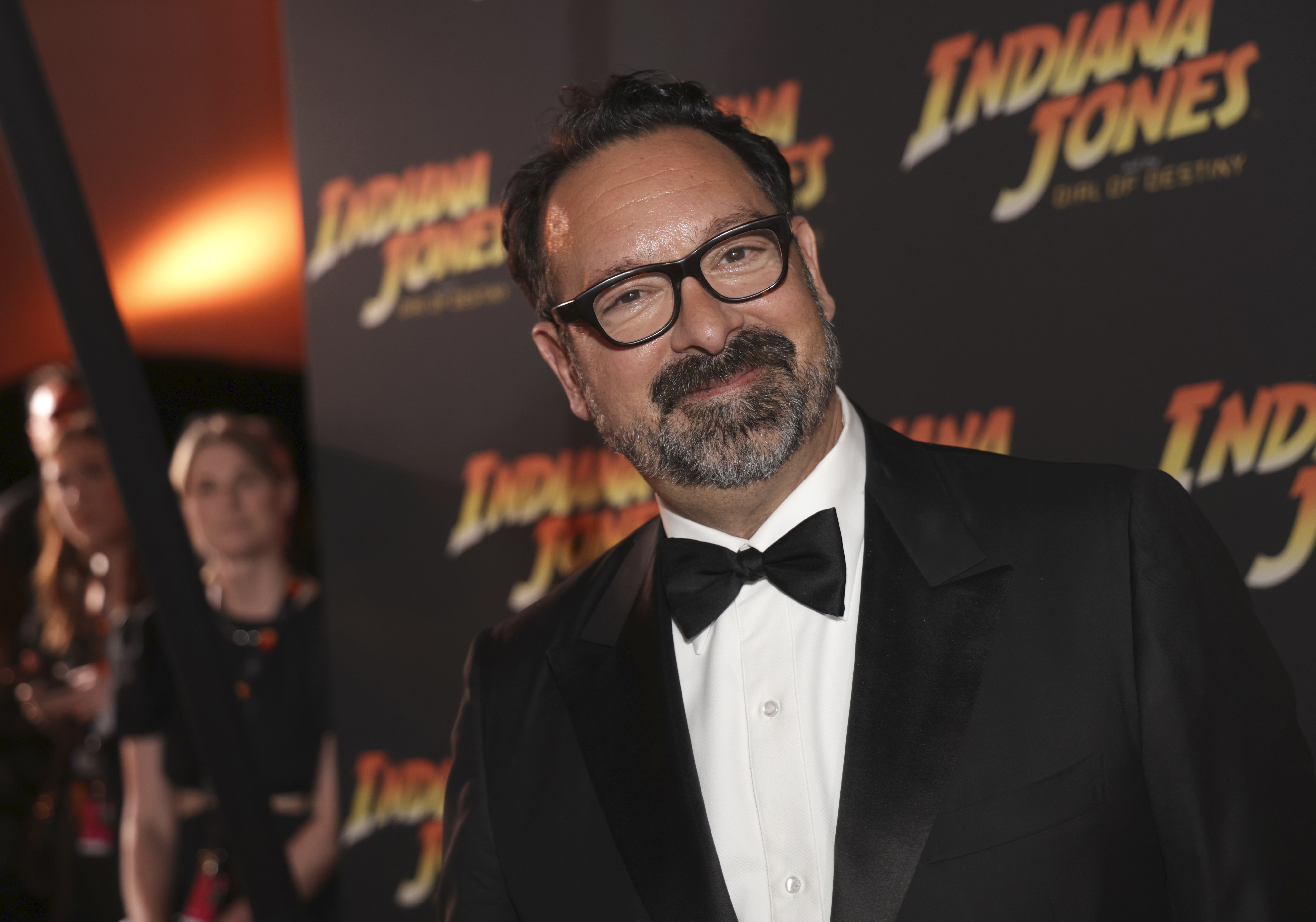 Director James Mangold arrives for the Indiana Jones and the Dial of Destiny party at the 76th international film festival, Cannes, southern France. Photo / AP