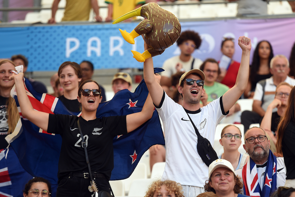 Kiwi fans in France. Photo / Photosport