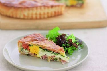 Best ever bacon and egg pie-image