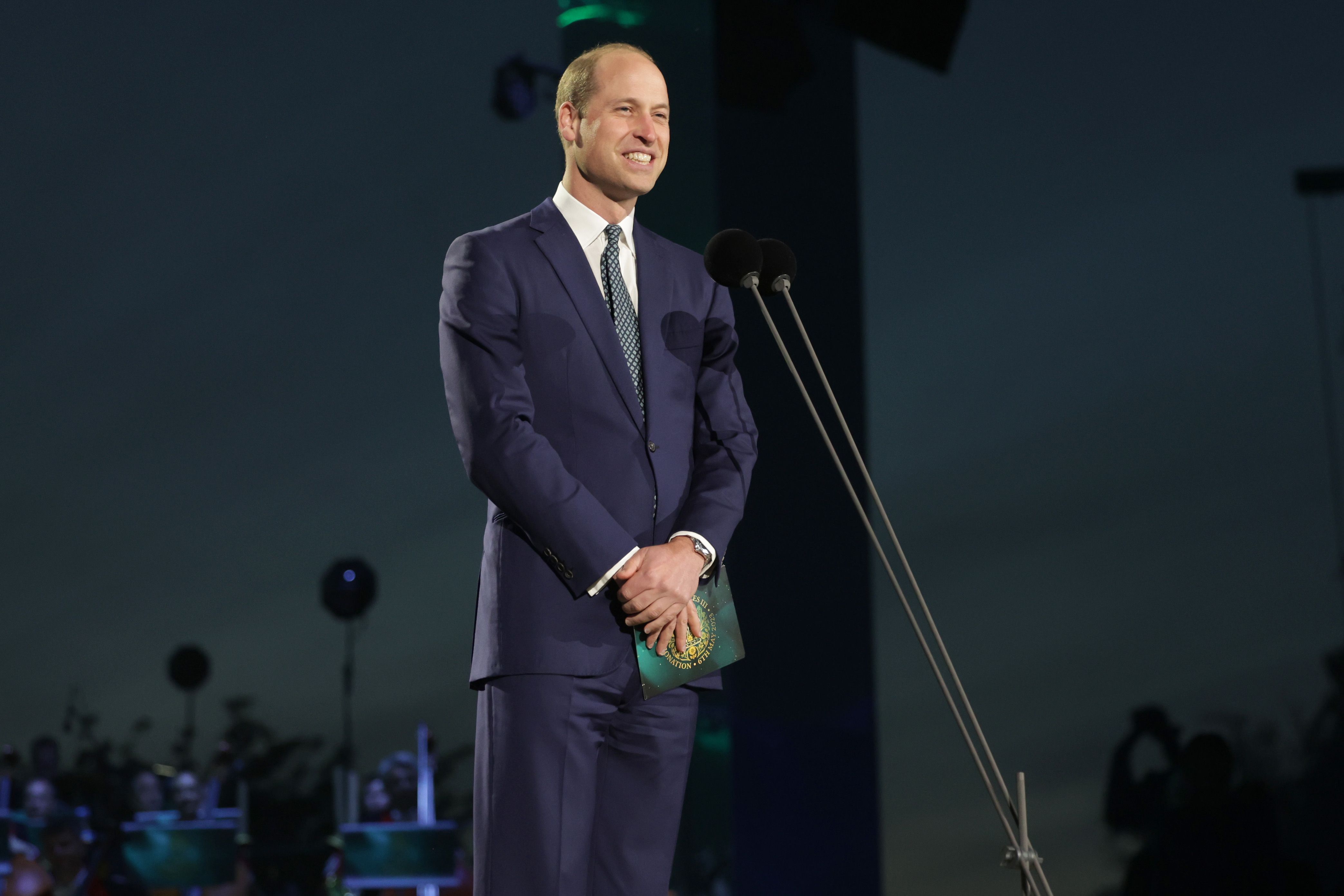 Prince William paid tribute to his father with a touching speech at the Coronation Concert. Photo / Getty Images