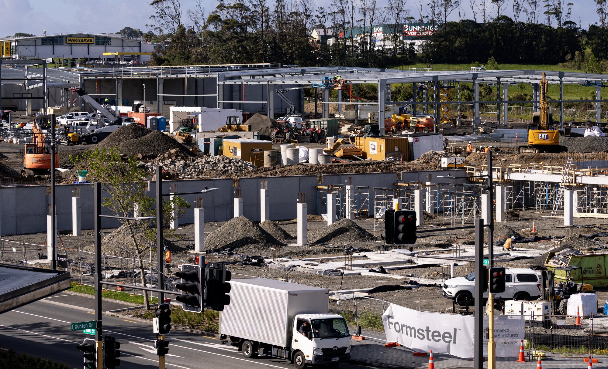 New Kmart will have 600 car parks and is rising along with other buildings on Maki St. Photo / Dean Purcell