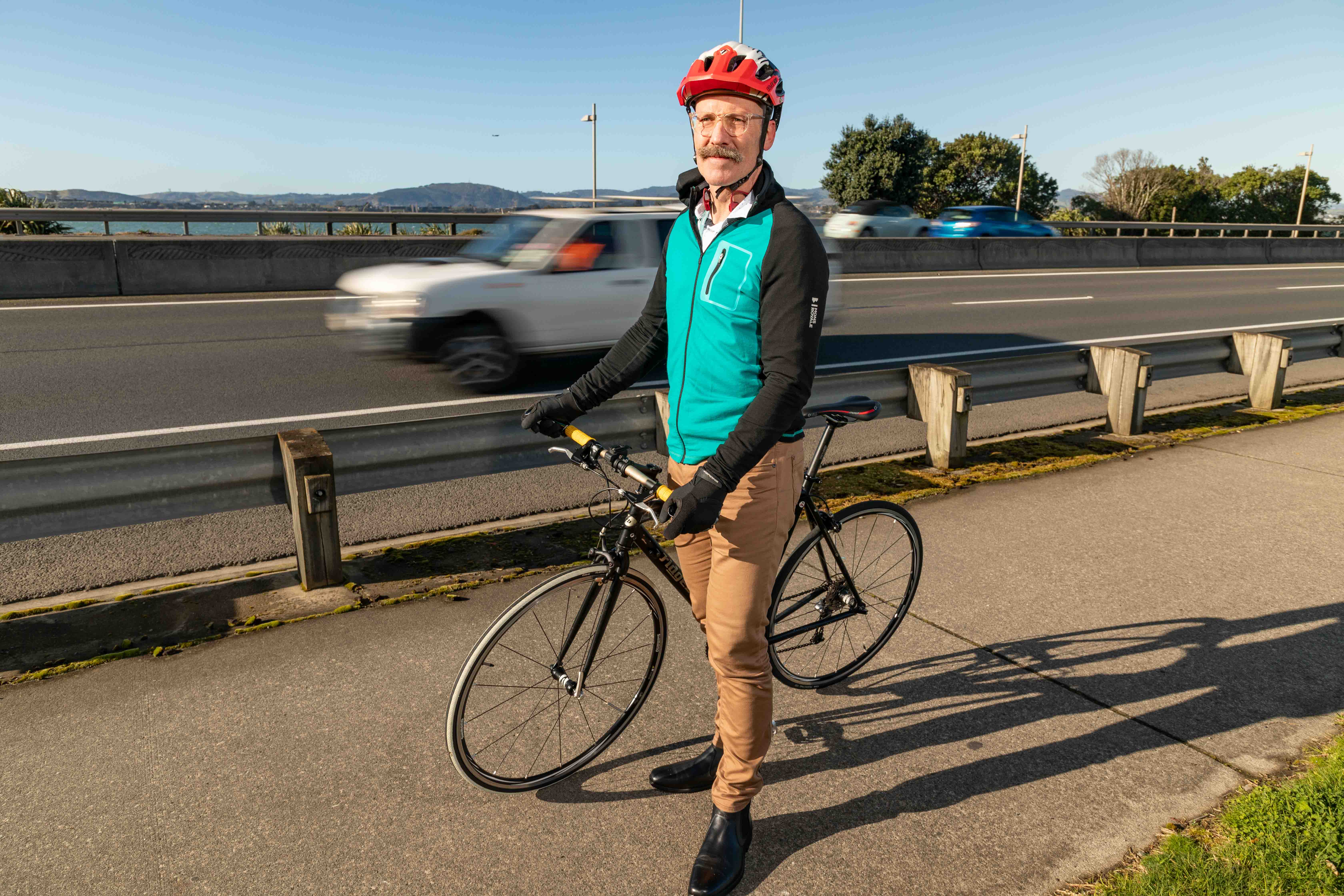 Tauranga City Council traffic engineer Duncan Wilson says he bikes to work for