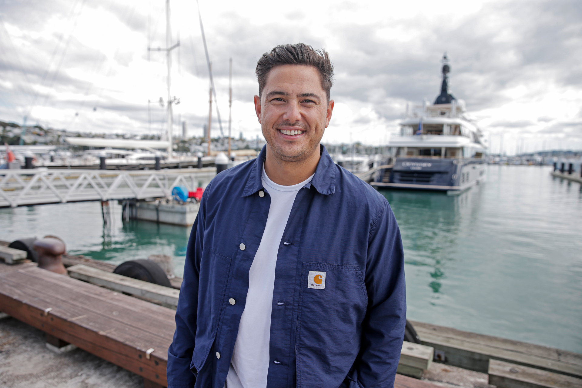 Lloyd Aickin worked for years on superyachts and was once told former SAS soldiers would be giving him firearms training ahead of a trip to Brazil. Photo / Alex Burton 