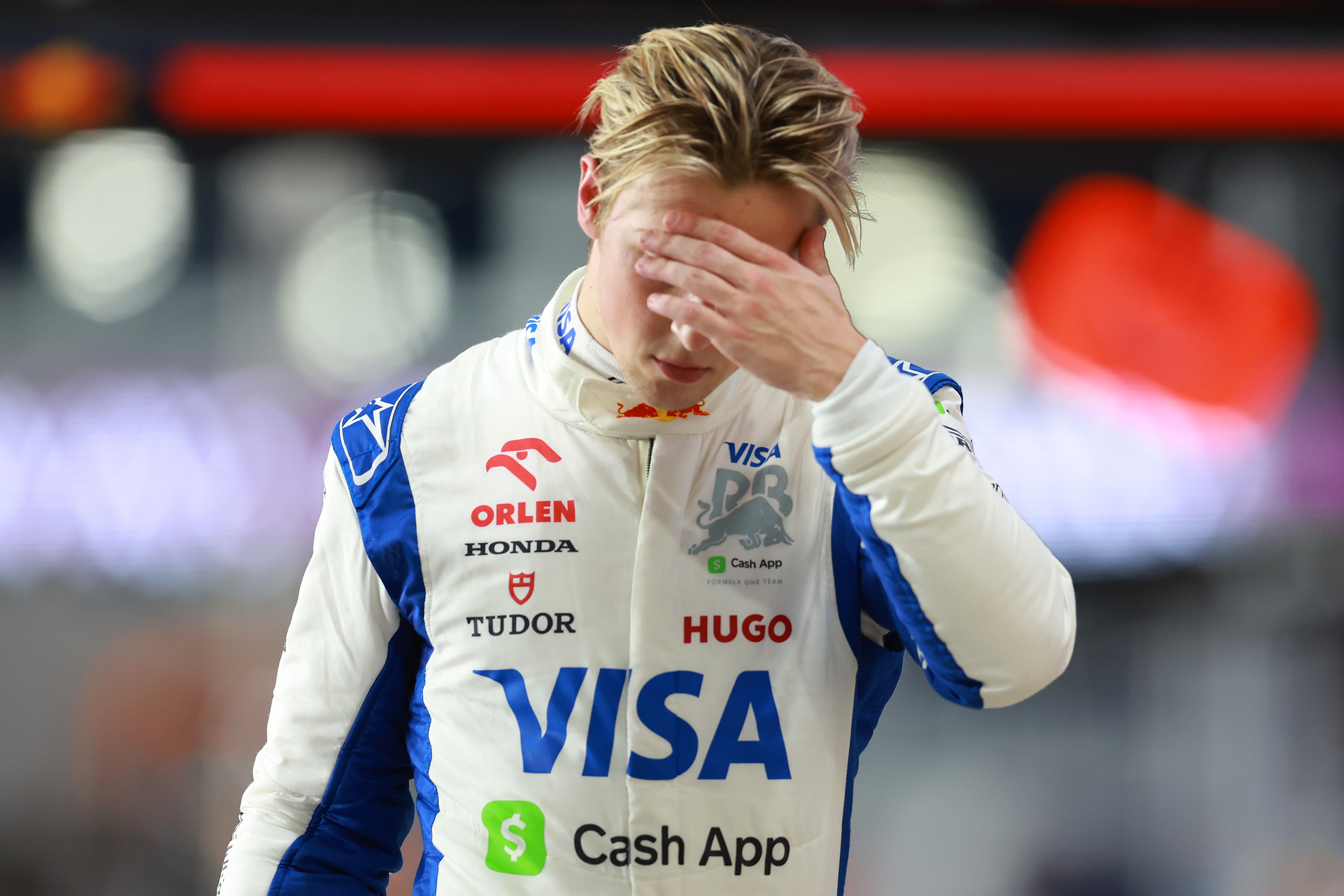Liam Lawson finished 14th after an incident-filled Qatar Grand Prix. Photo / Getty Images