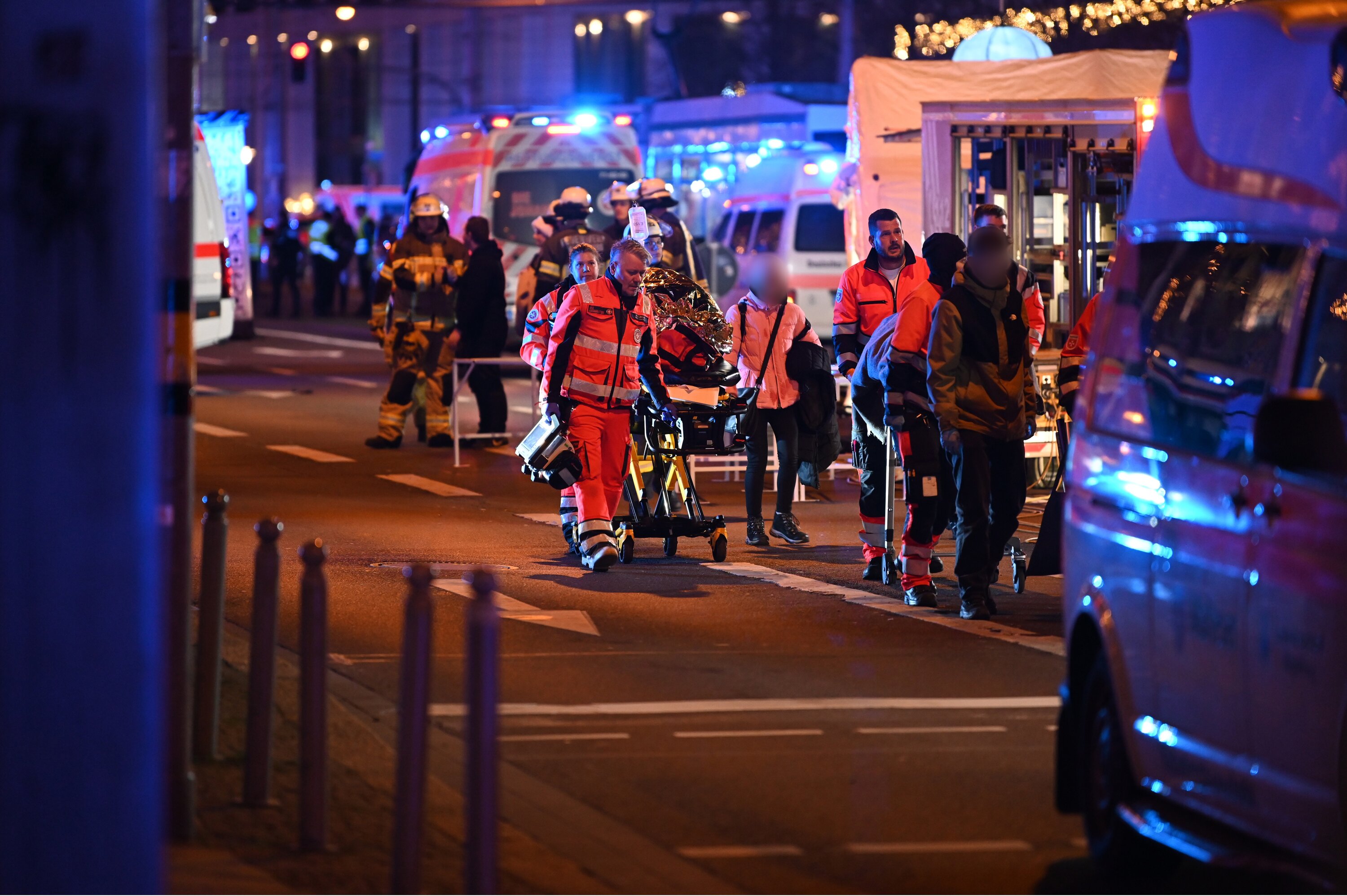 A driver drove into a group of people at the Christmas market in Magdeburg. Photo / Heiko Rebsch / picture alliance via Getty Images