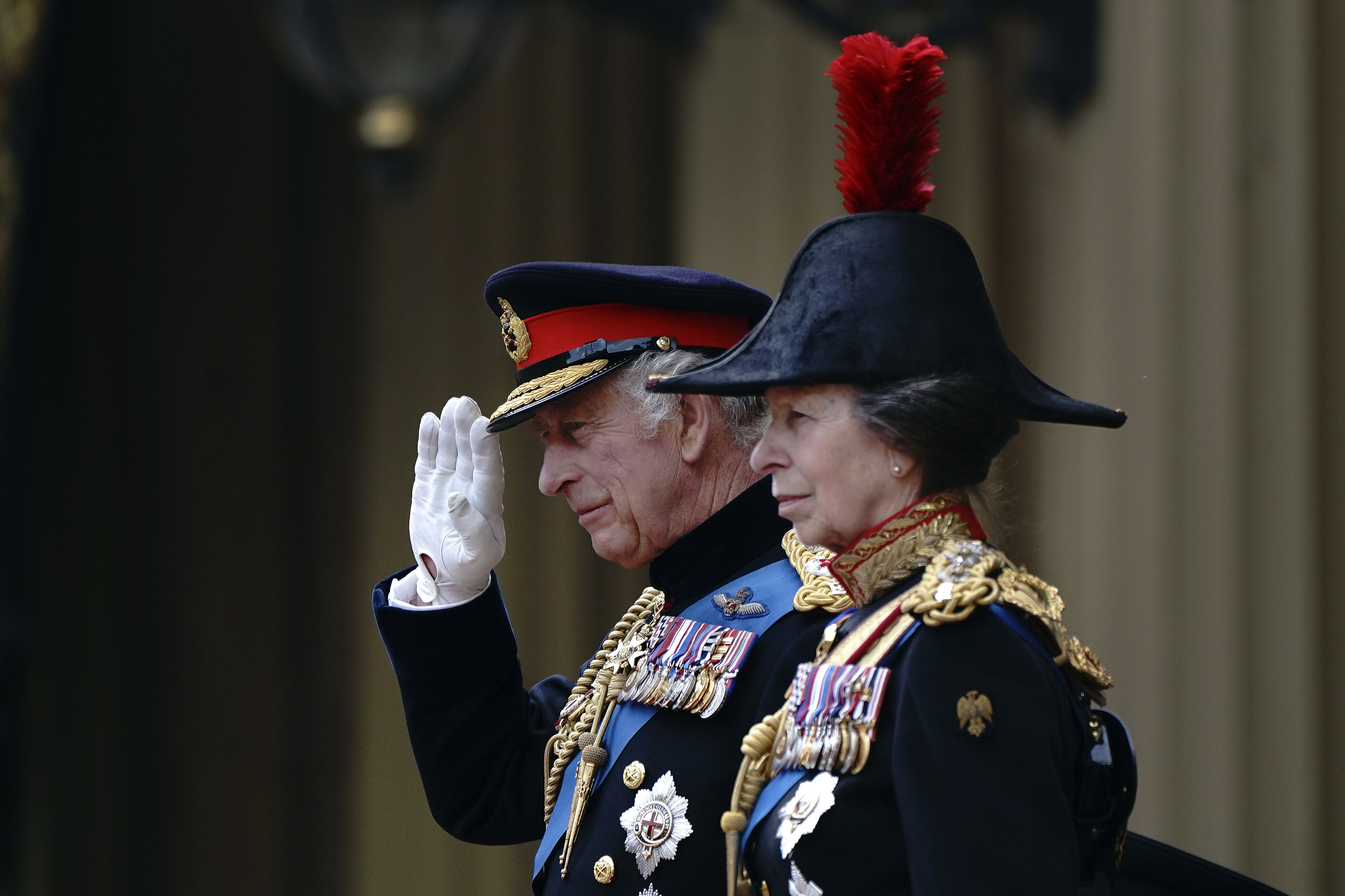 King Charles has wished his sister Princess Anne a happy birthday. Photo / AP