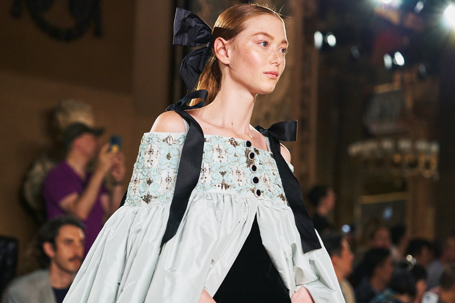 A model presents a look at the Chanel couture fall 2024 fashion show in Paris. Photo / Simbarashe Cha for The New York Times