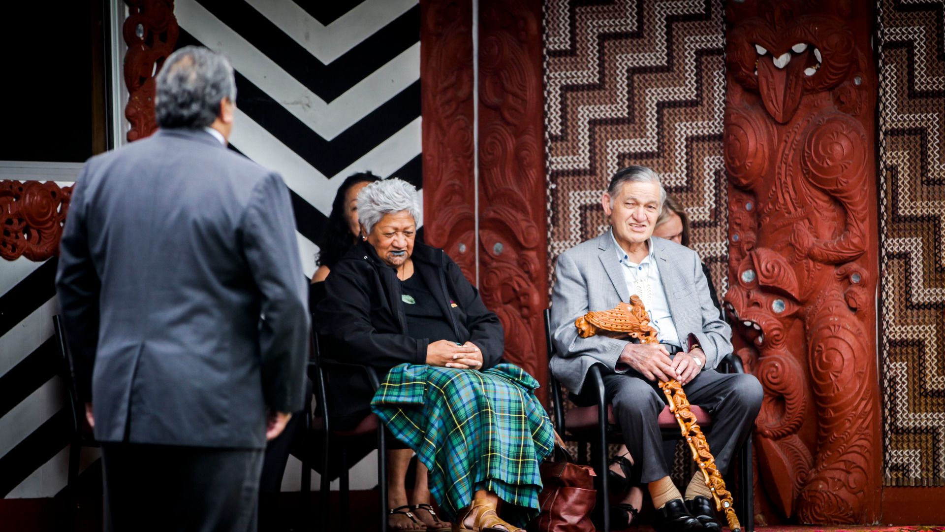 Māori King Tūheitia Potatau Te Wherowhero (right). The Kingitanga is described as the 