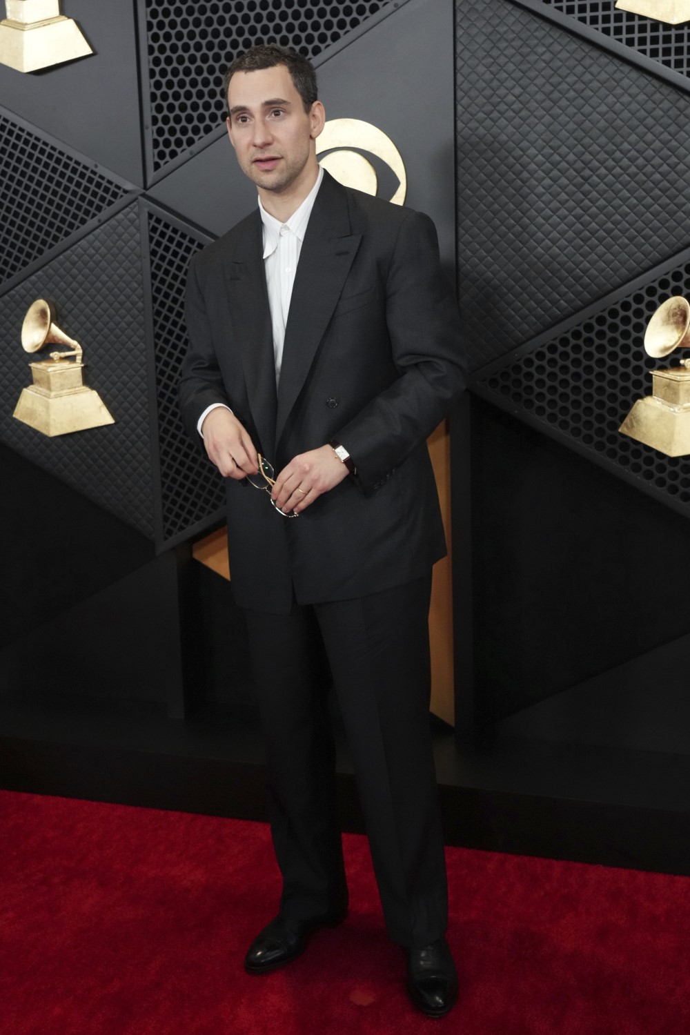 Jack Antonoff arrives at the 66th annual Grammy Awards in Los Angeles. Photo / Jordan Strauss, AP