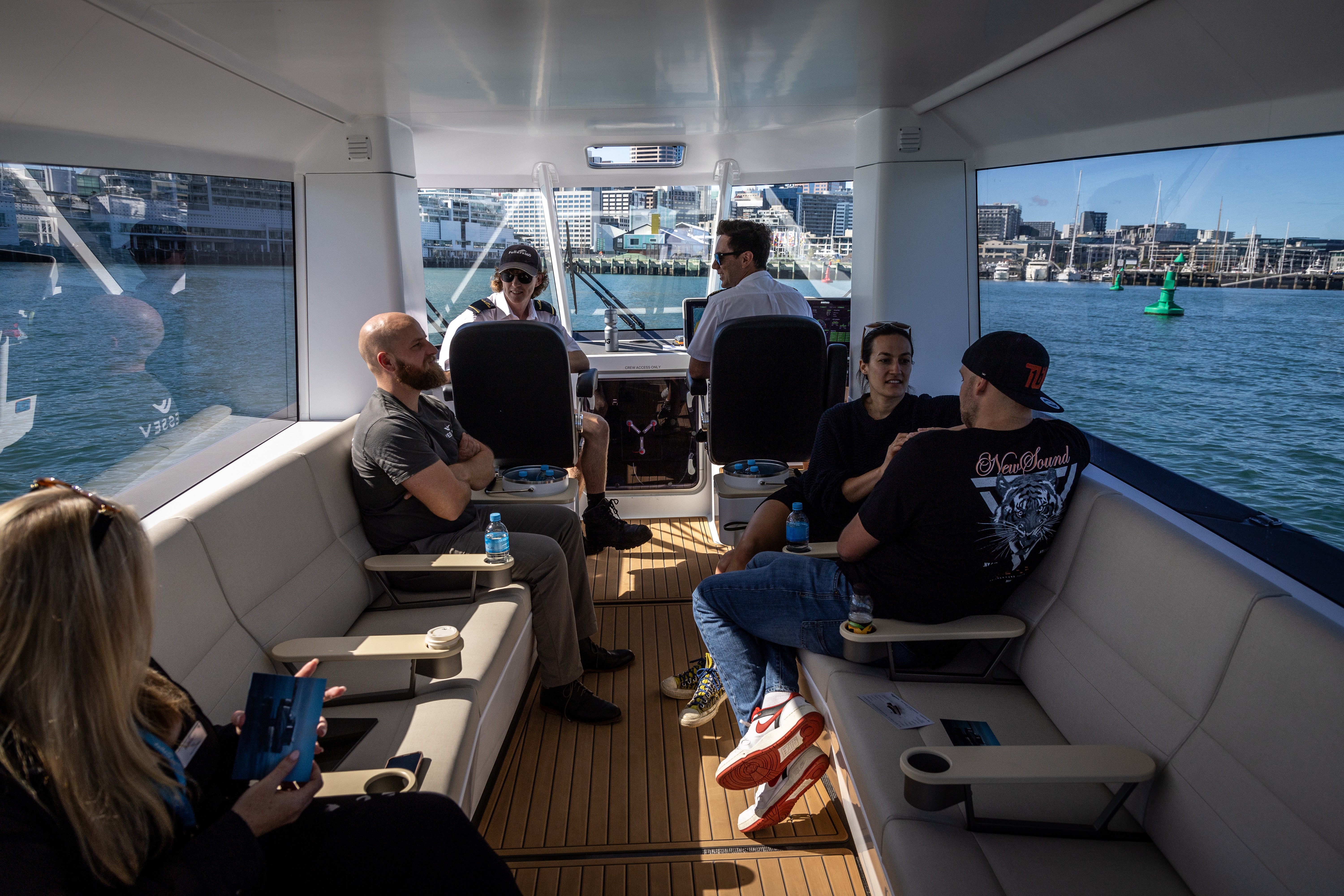 Inside the Kermadec. Photo / Michael Craig