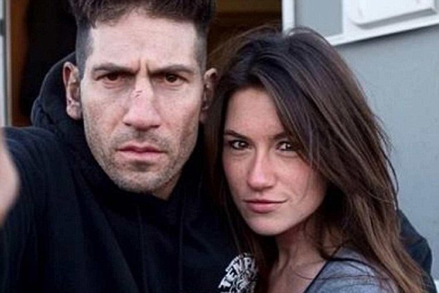 Holly Dillon, pictured with Daredevil actor Jon Bernthal. Photo / Facebook