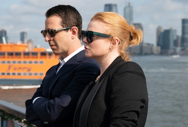 Jeremy Strong as Kendall Roy and Sarah Snook as Shiv Roy in Episode 3 of 'Succession'.