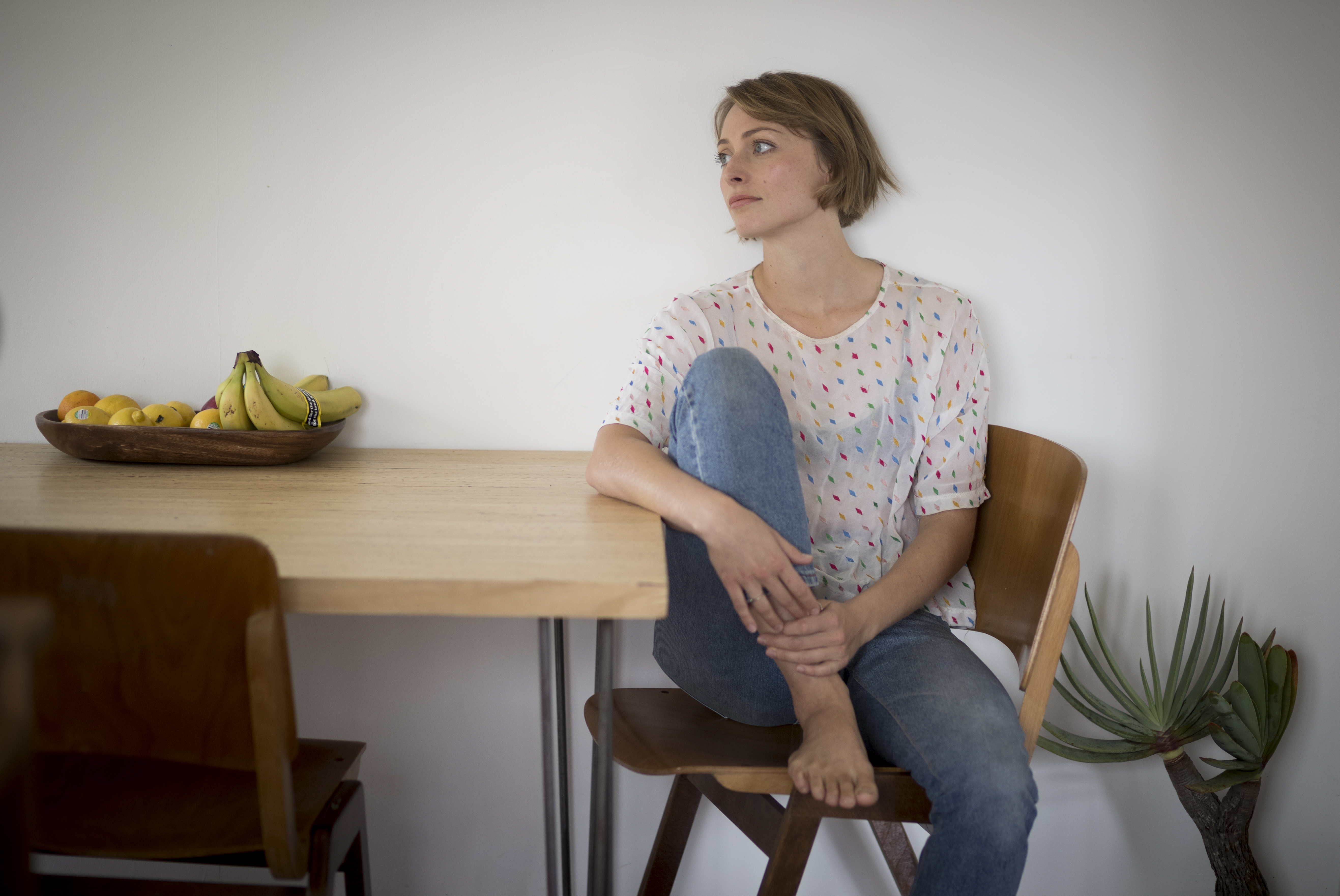 New Zealand actor Chelsie Preston Crayfordin her home. Photo / Dean Purcell
