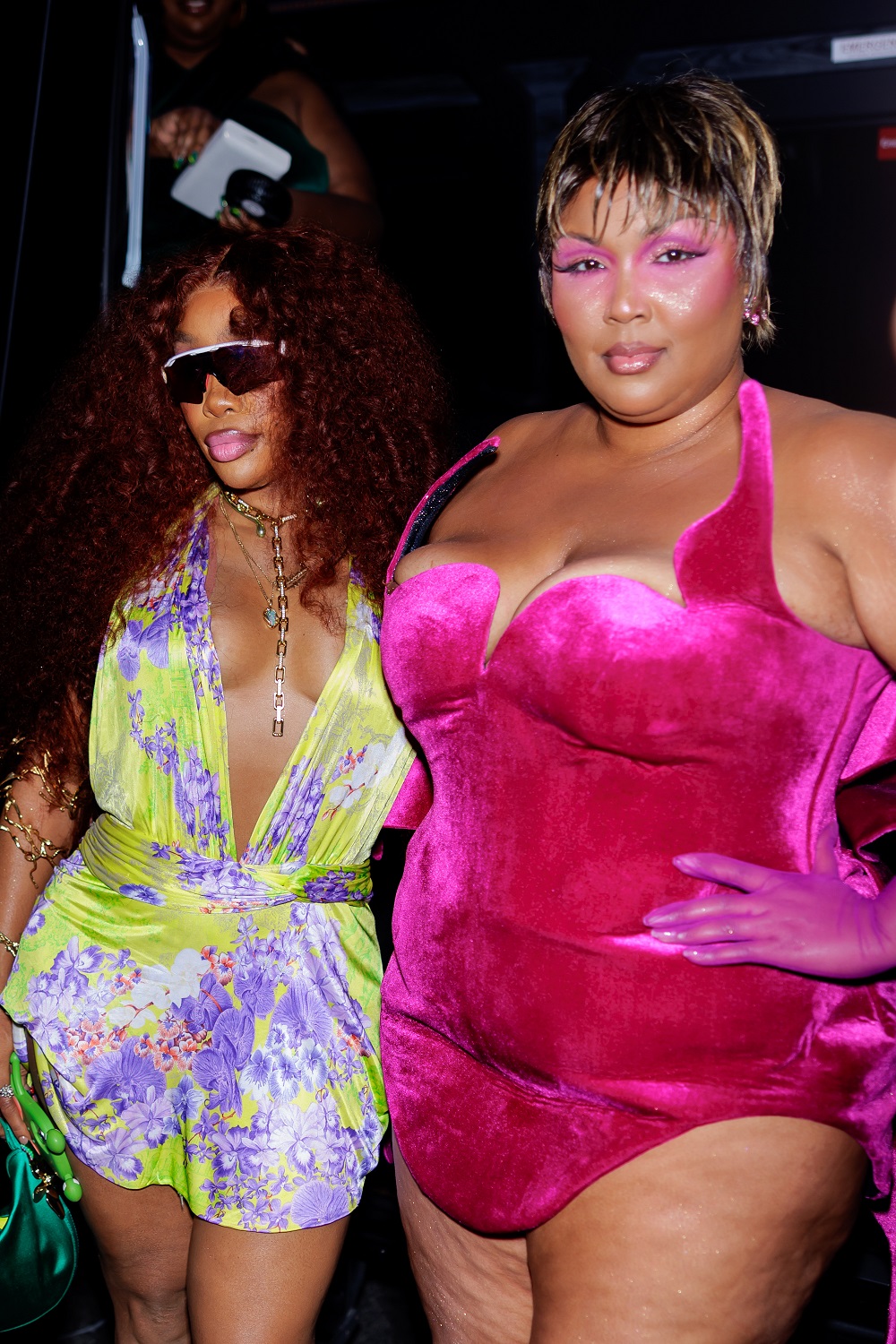 SZA and Lizzo are seen at Casa Cipriani in New York City. Photo / Getty Images