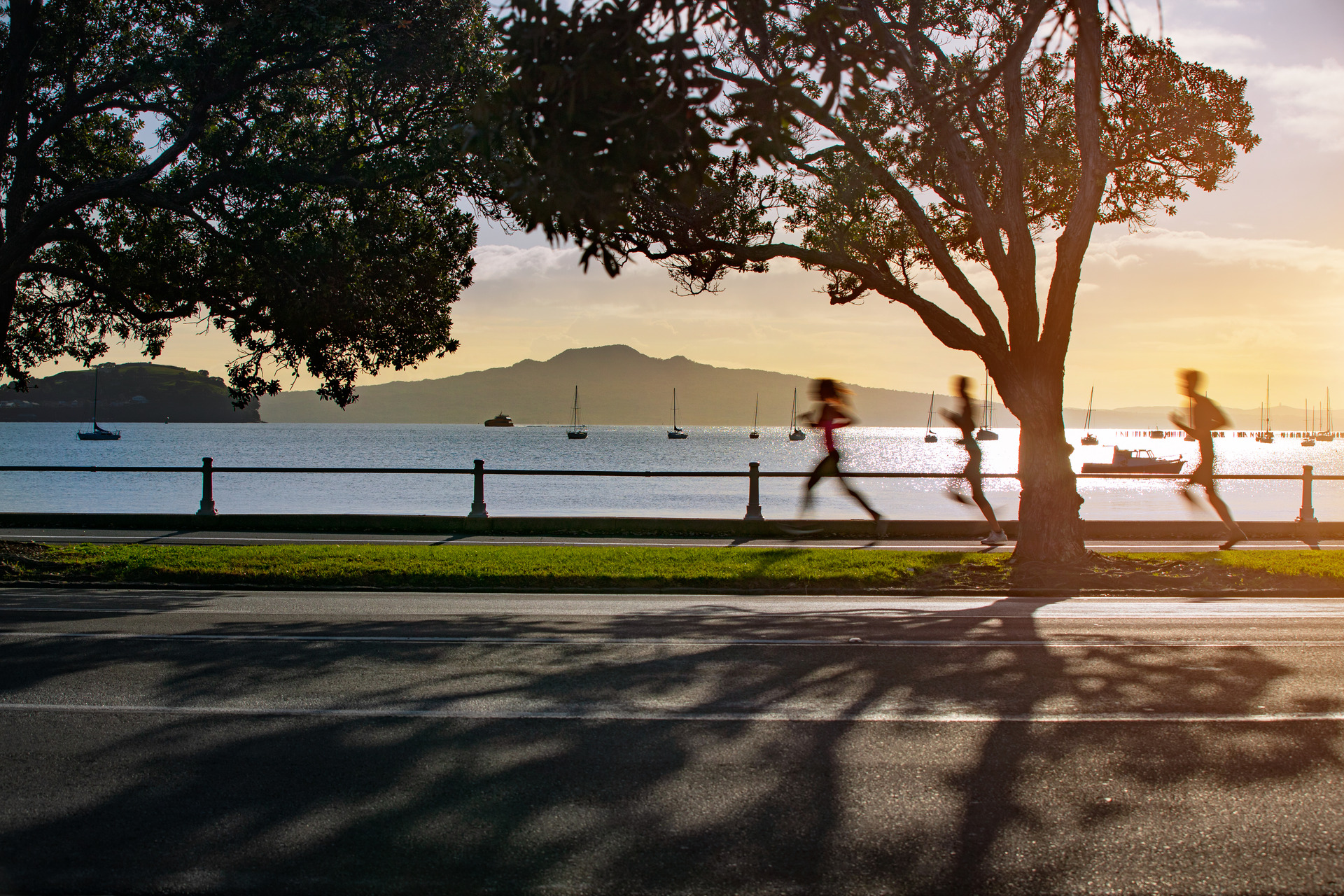 Runners along Tamaki Drive in Mission Bay, Auckland. Photo / Supplied